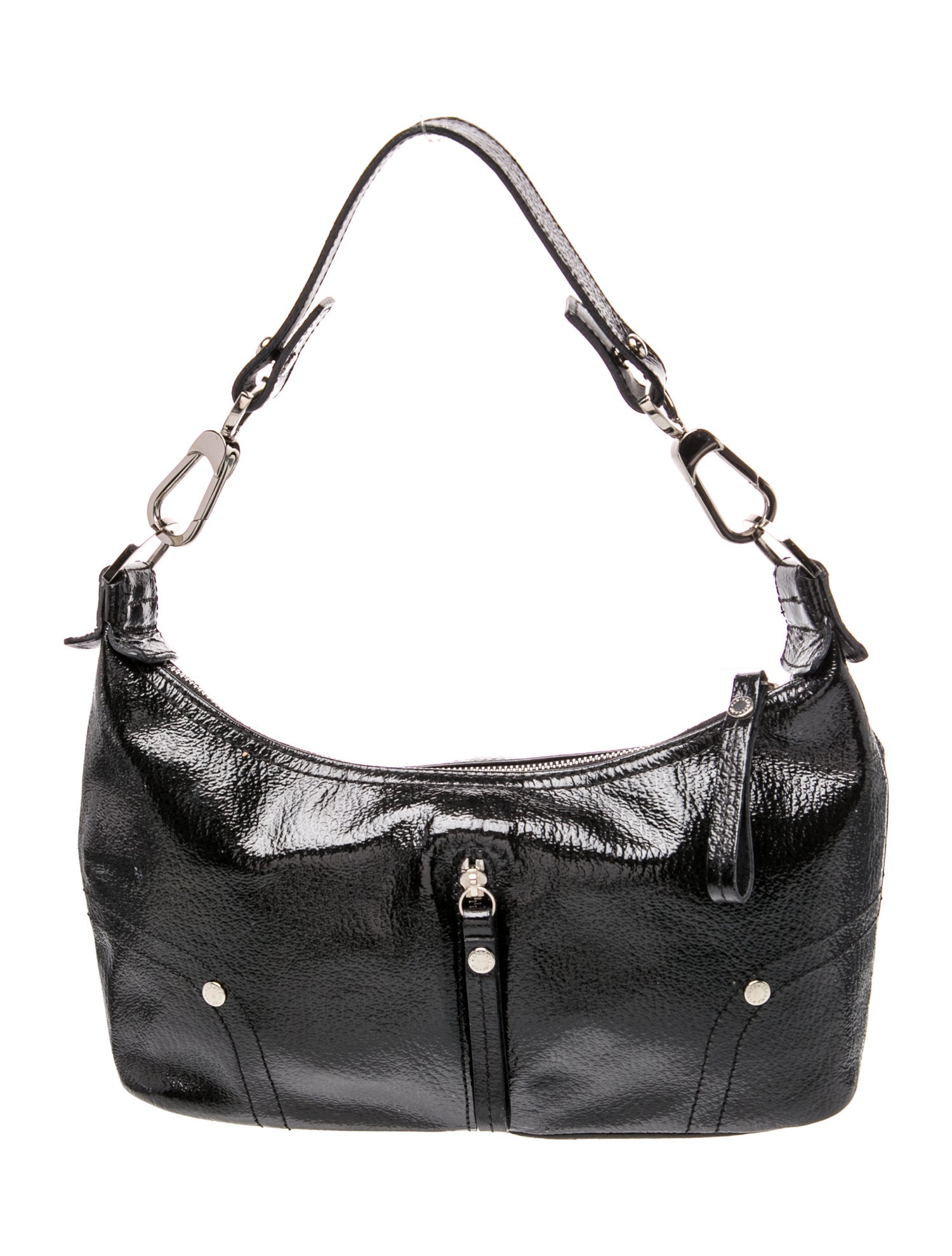 Longchamp Patent Leather Shoulder Bag