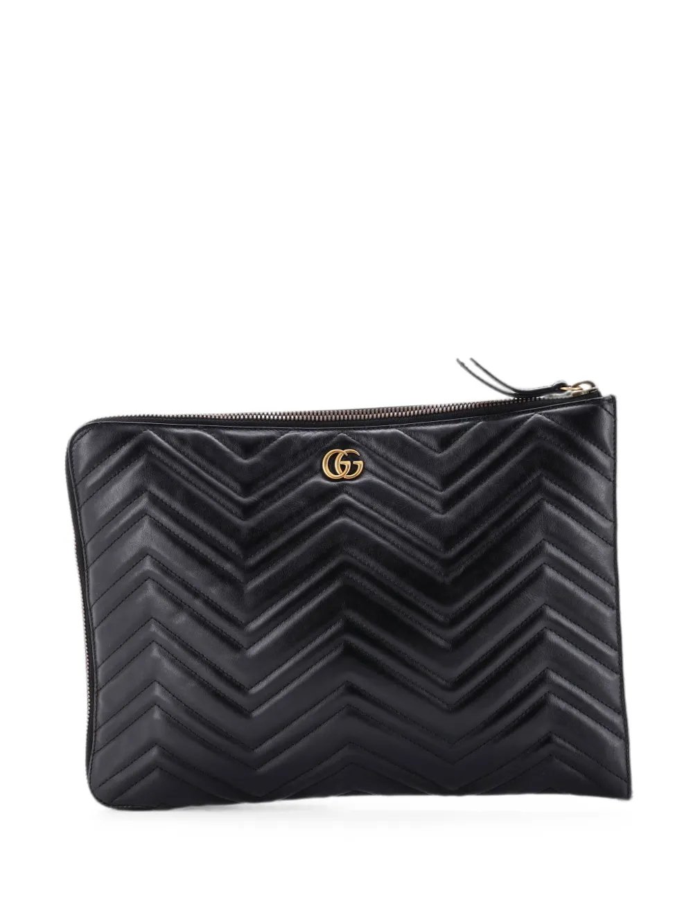 GG Marmont Portfolio Matelasse Leather clutch bag