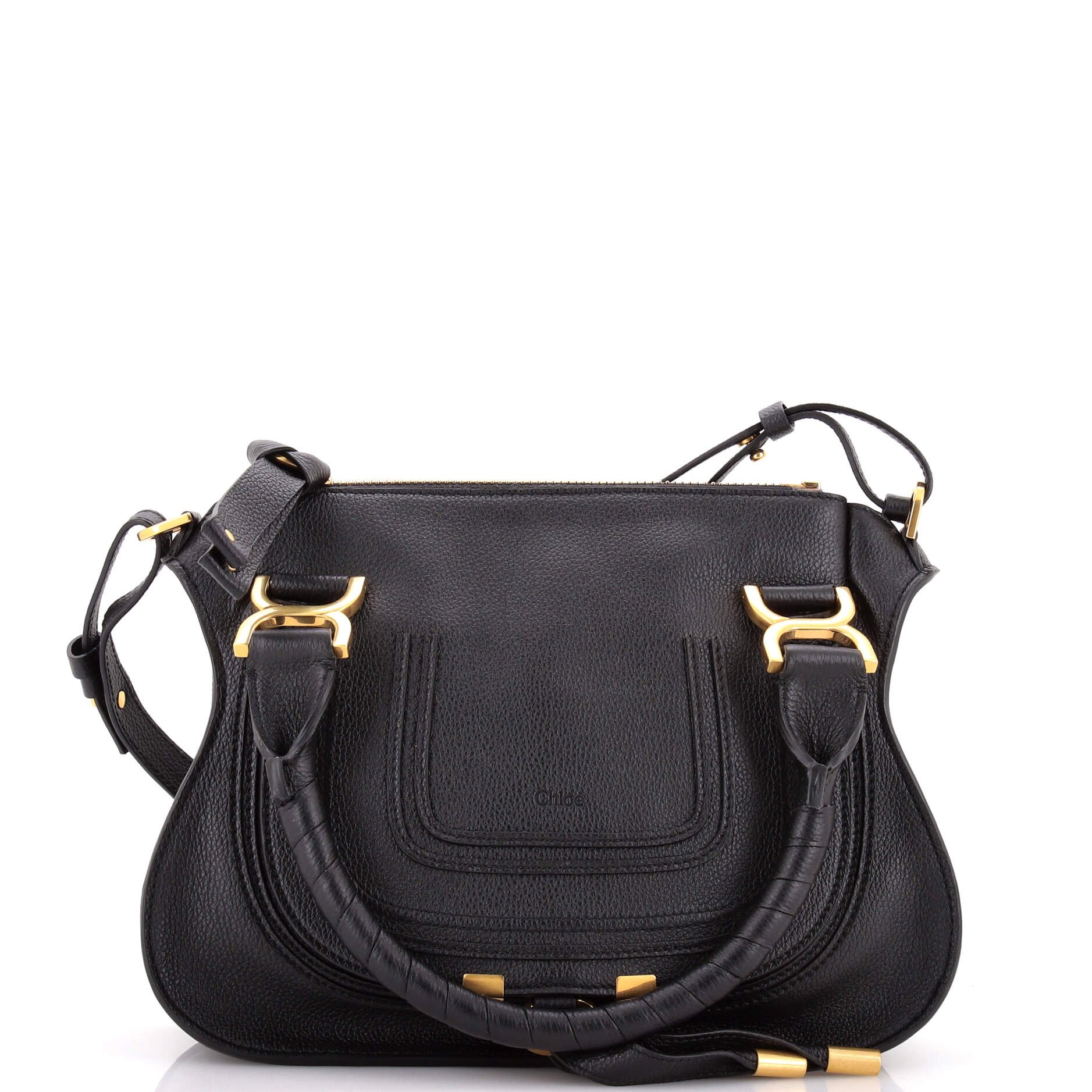 Chloe Marcie Satchel Leather Small