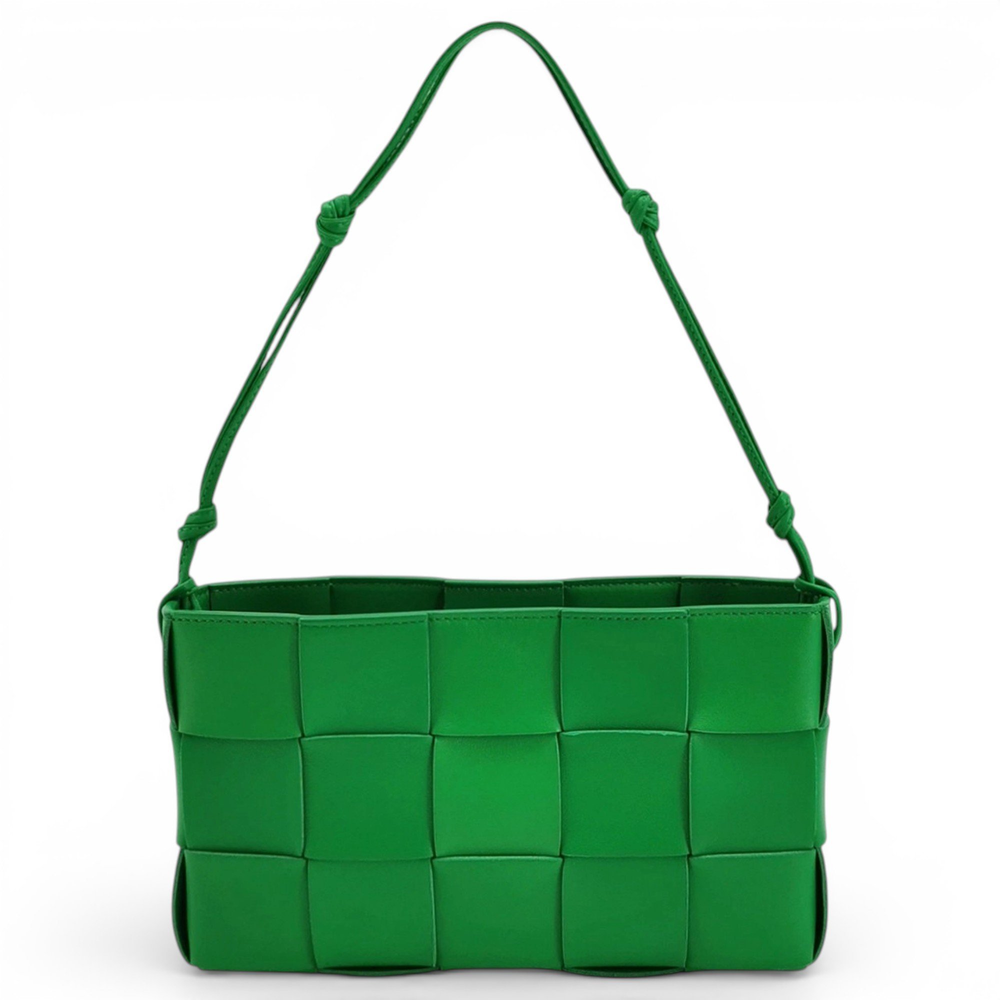 Cassette leather handbag