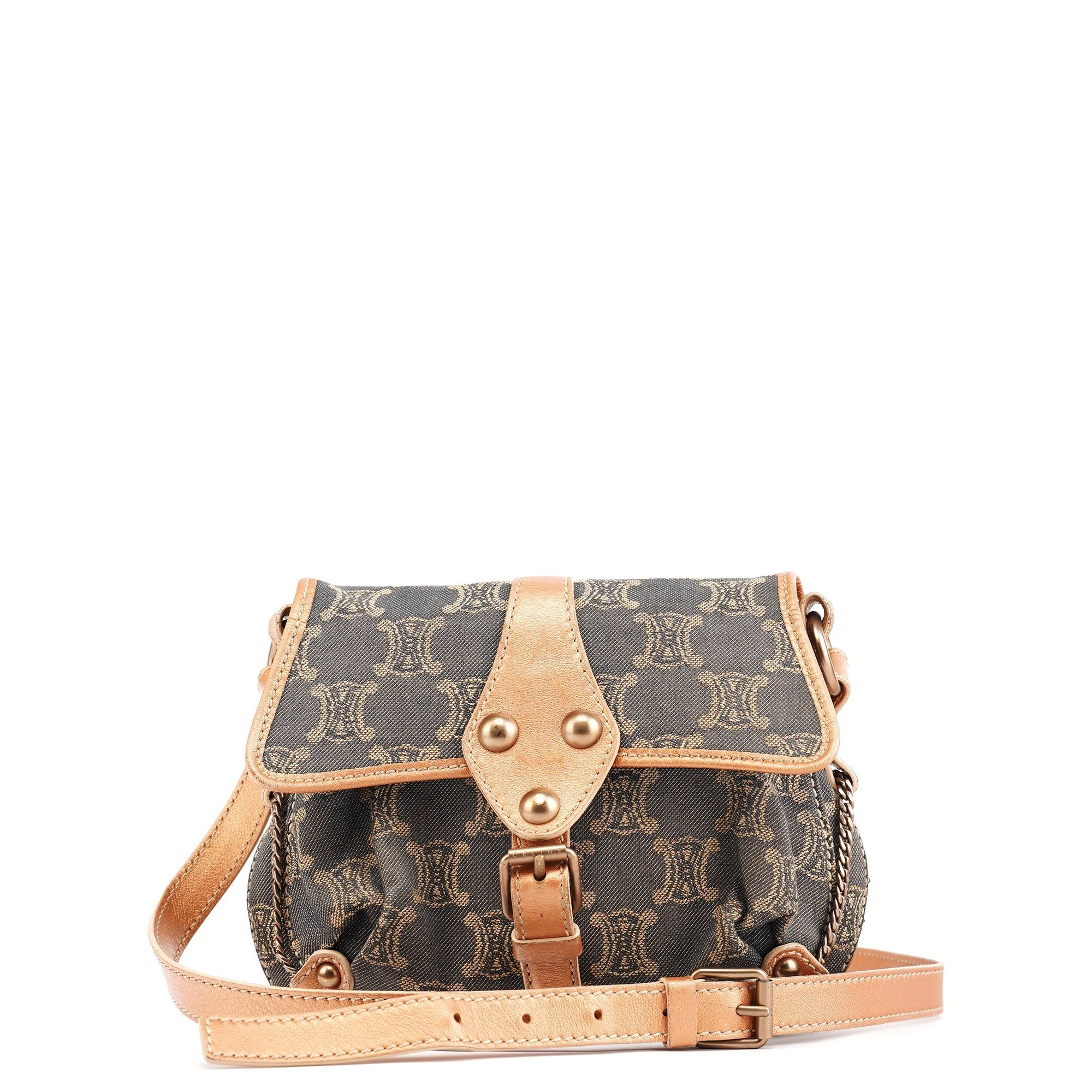 Classic leather crossbody bag