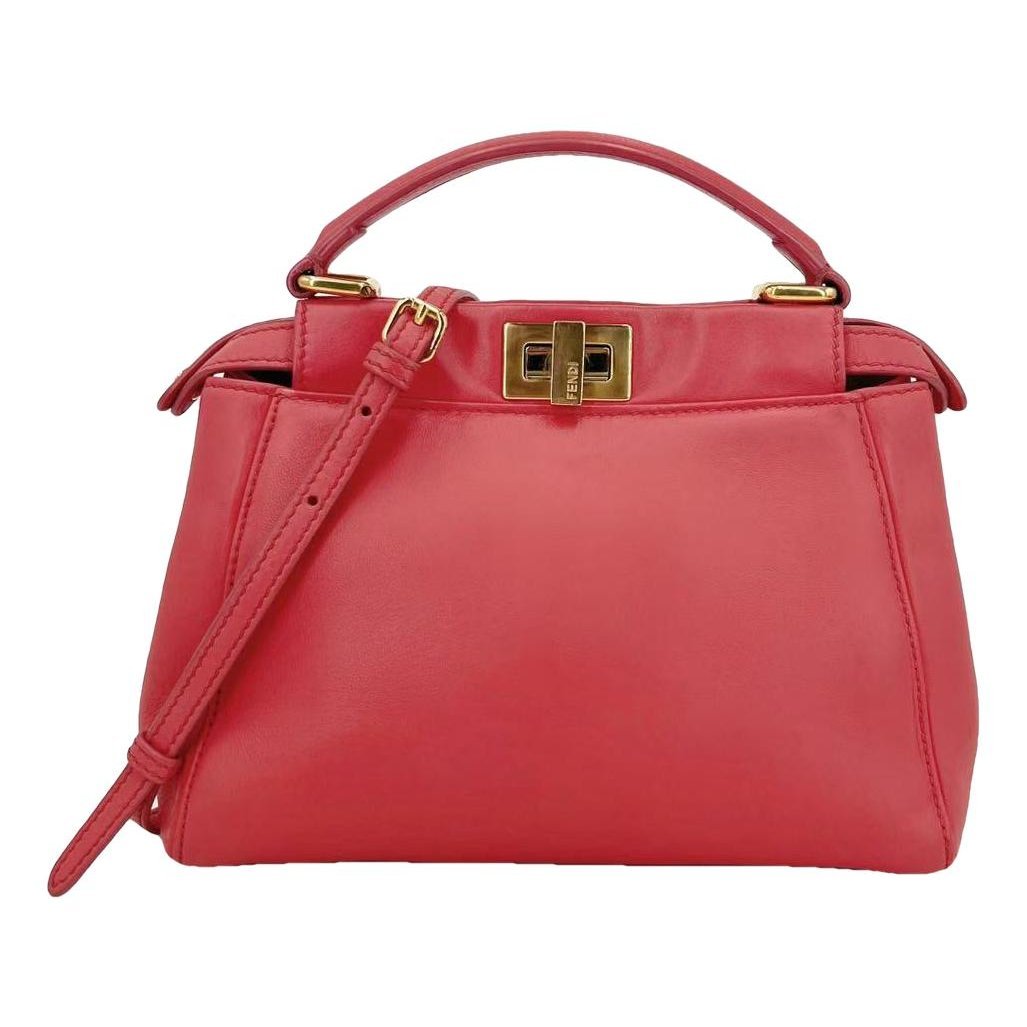 Peekaboo leather handbag