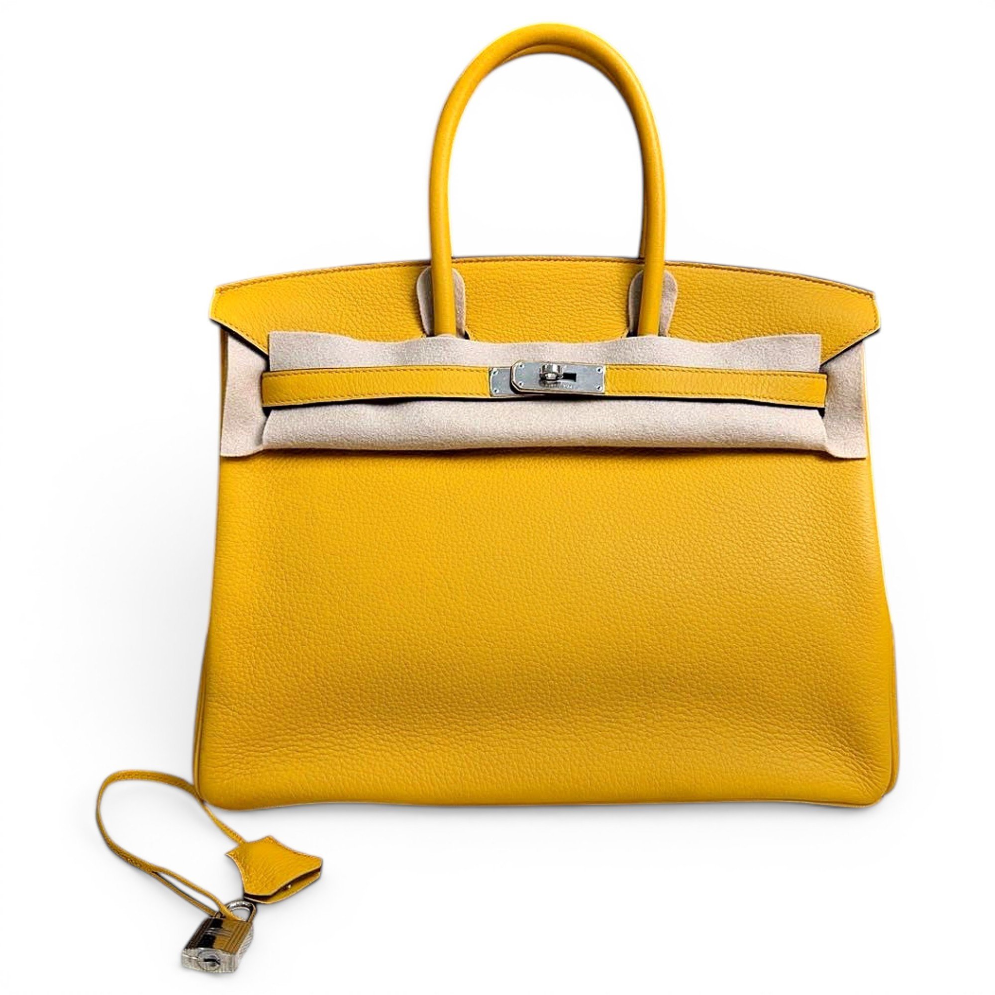 Birkin 35 leather handbag