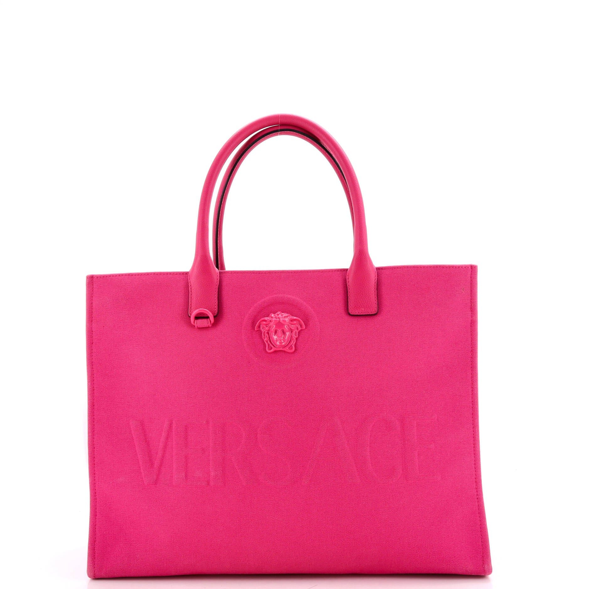 La Medusa Tote Embossed Canvas Large