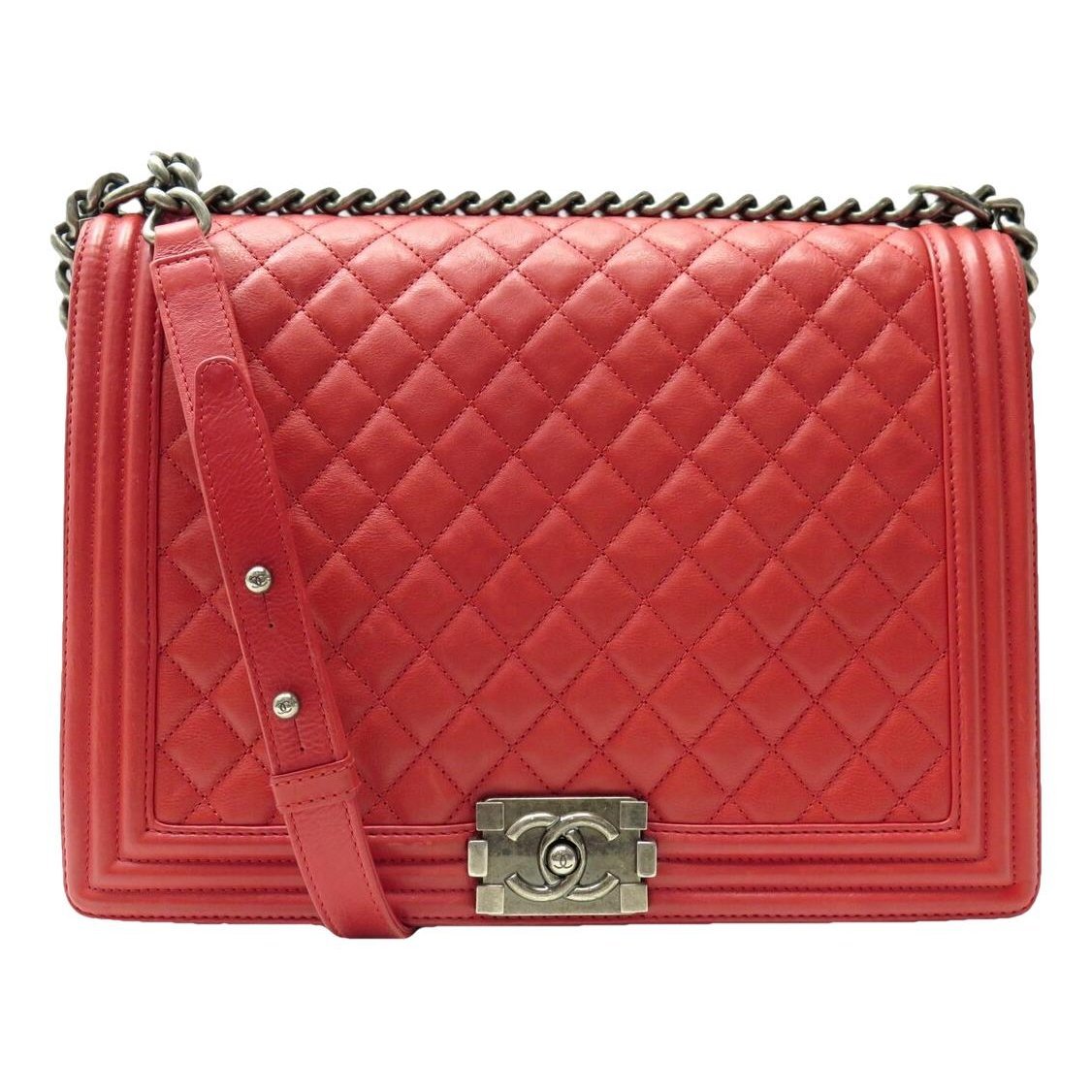 Boy leather crossbody bag