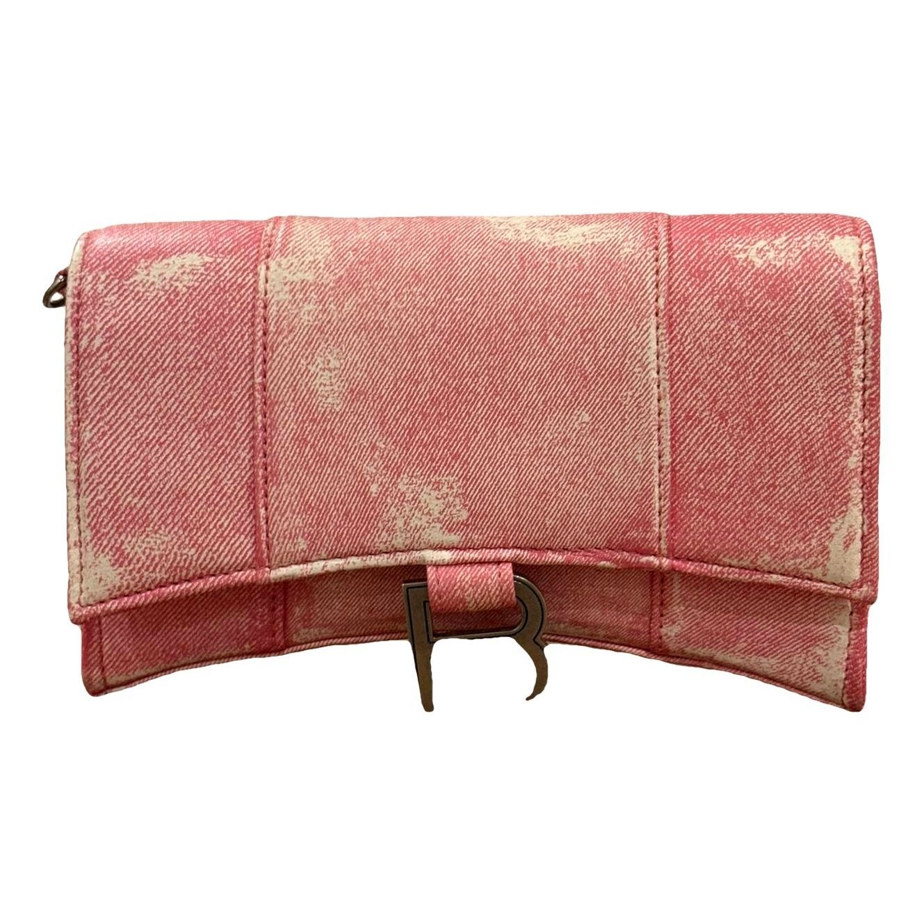 Balenciaga Hourglass leather handbag