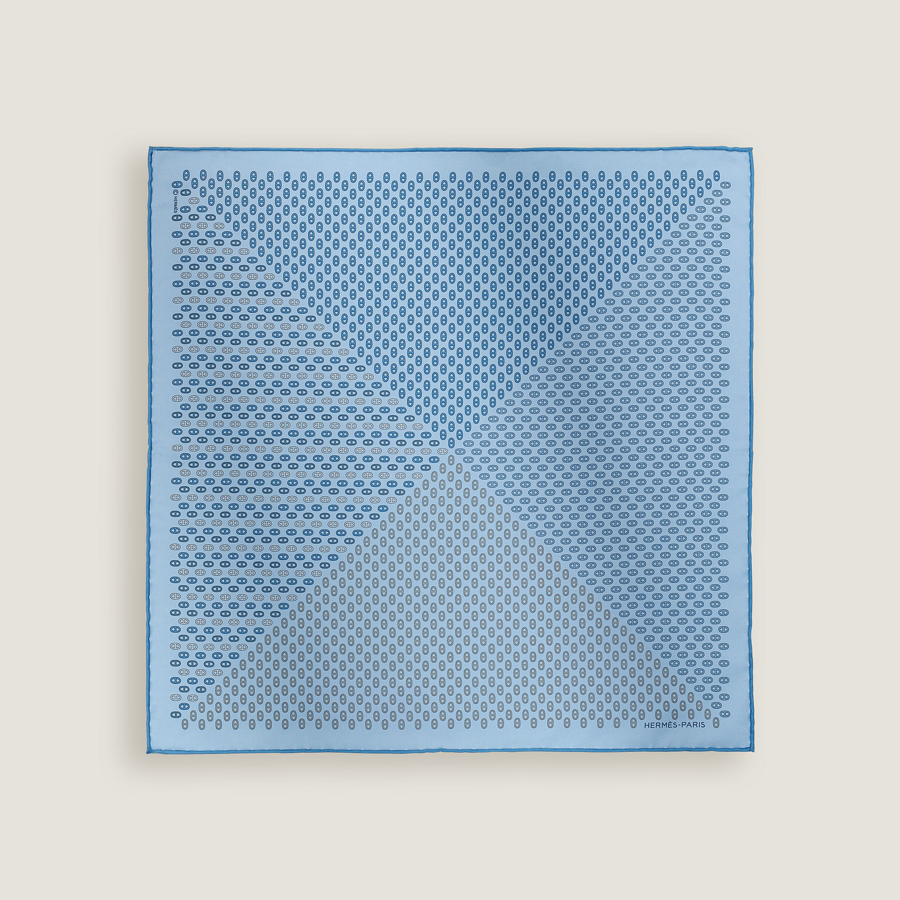 Trois Petits Maillons pocket square 45