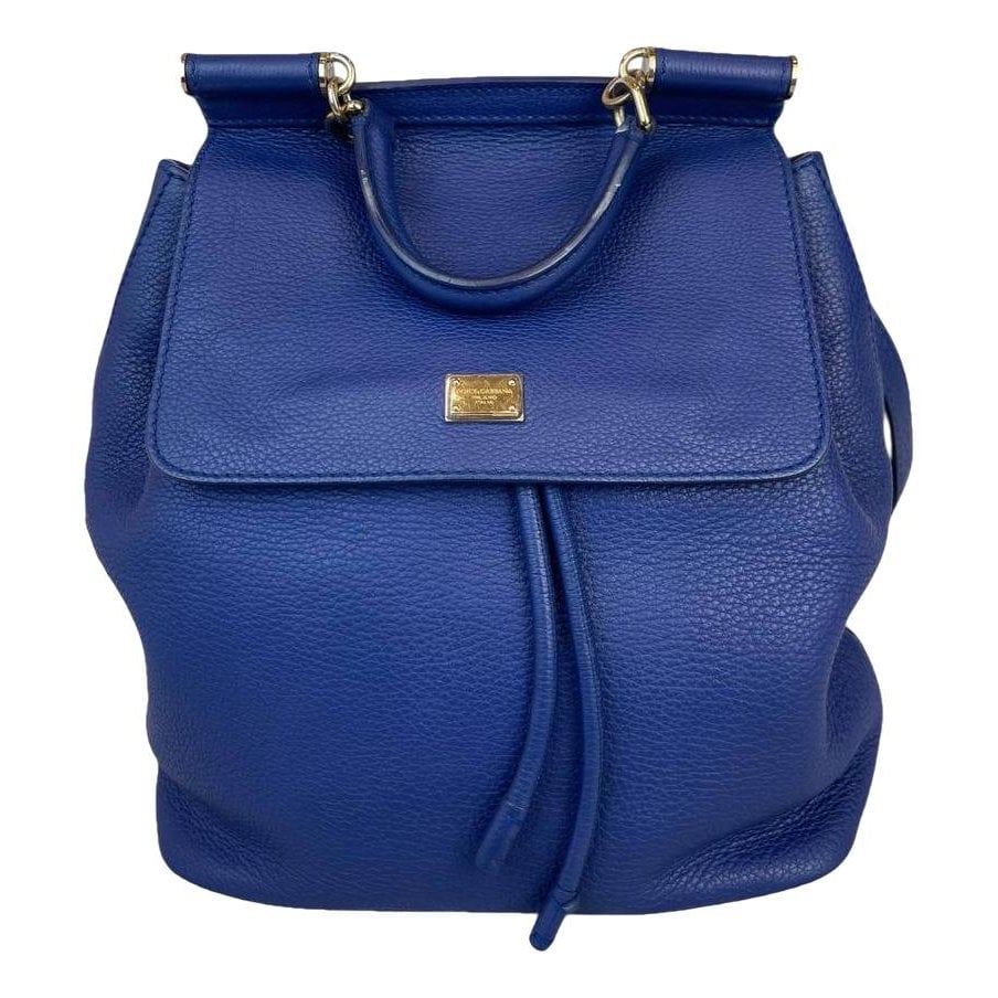 Dolce & Gabbana Sicily leather backpack