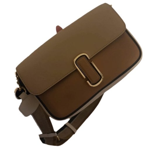 Snapshot leather crossbody bag