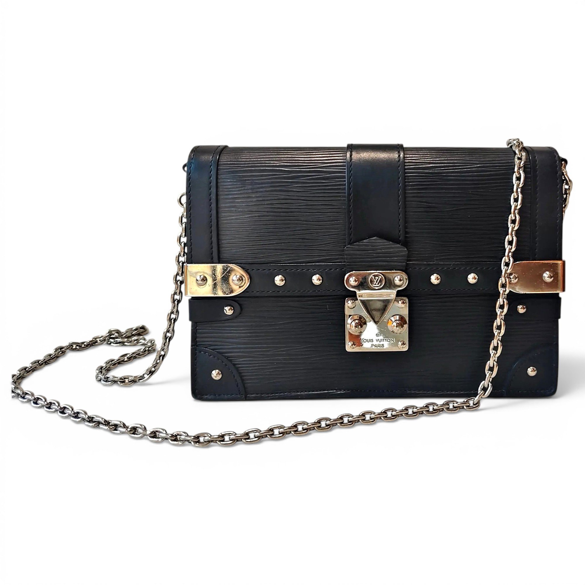 Pochette Trunk leather crossbody bag