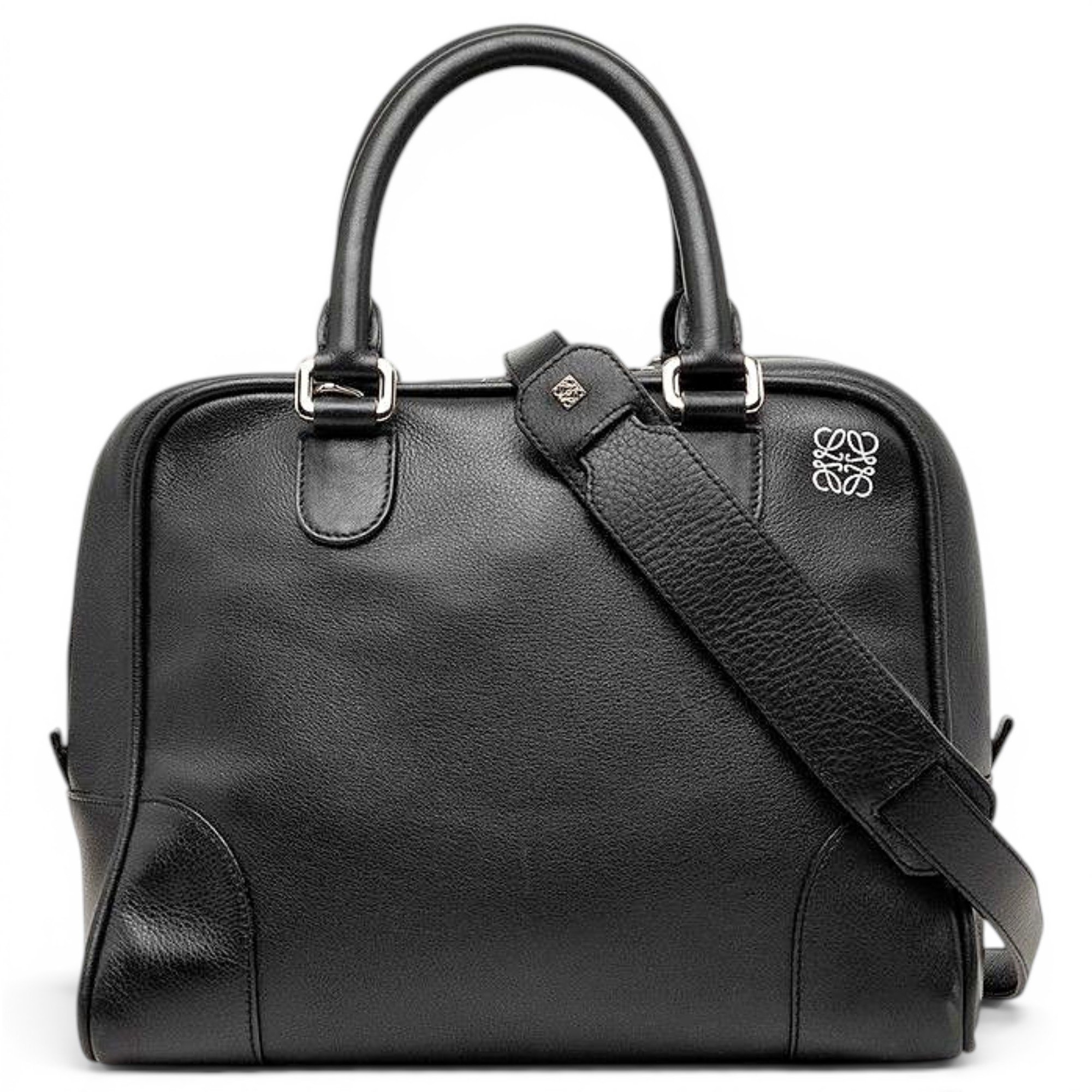Anagram leather handbag
