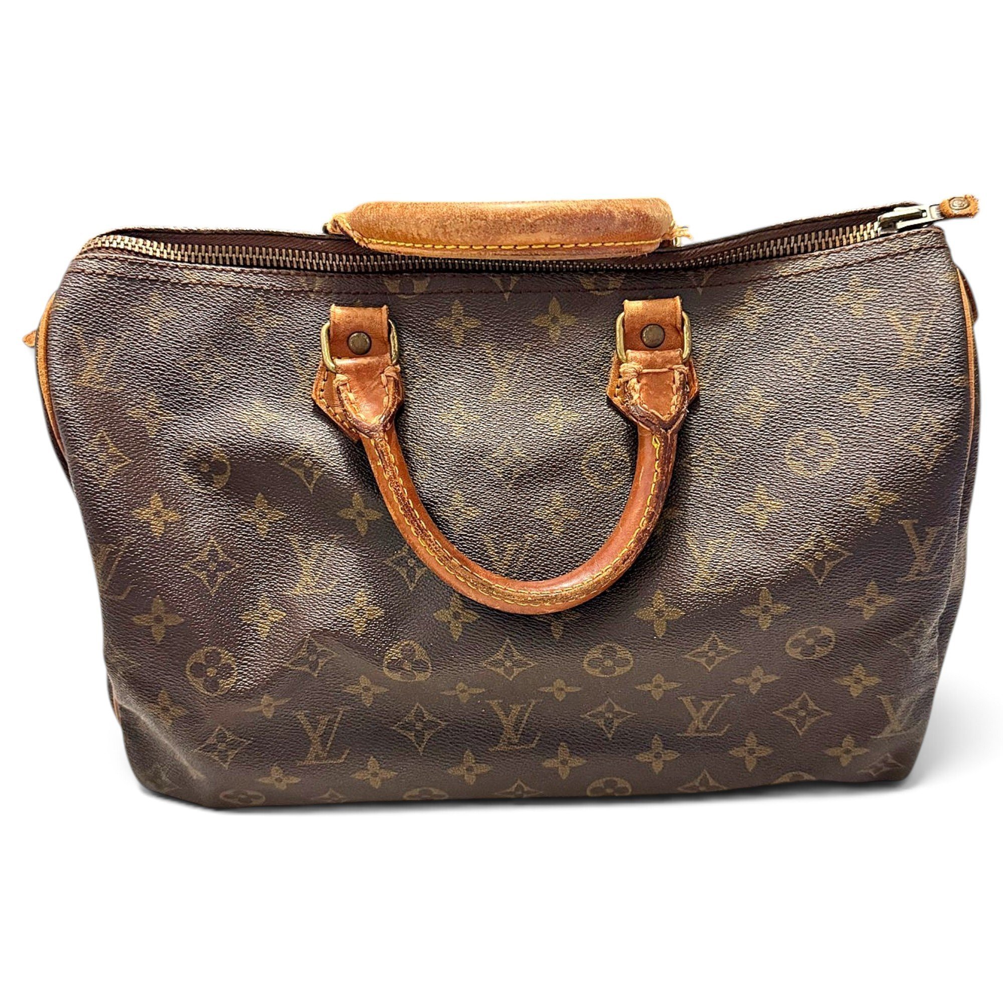 Speedy leather handbag