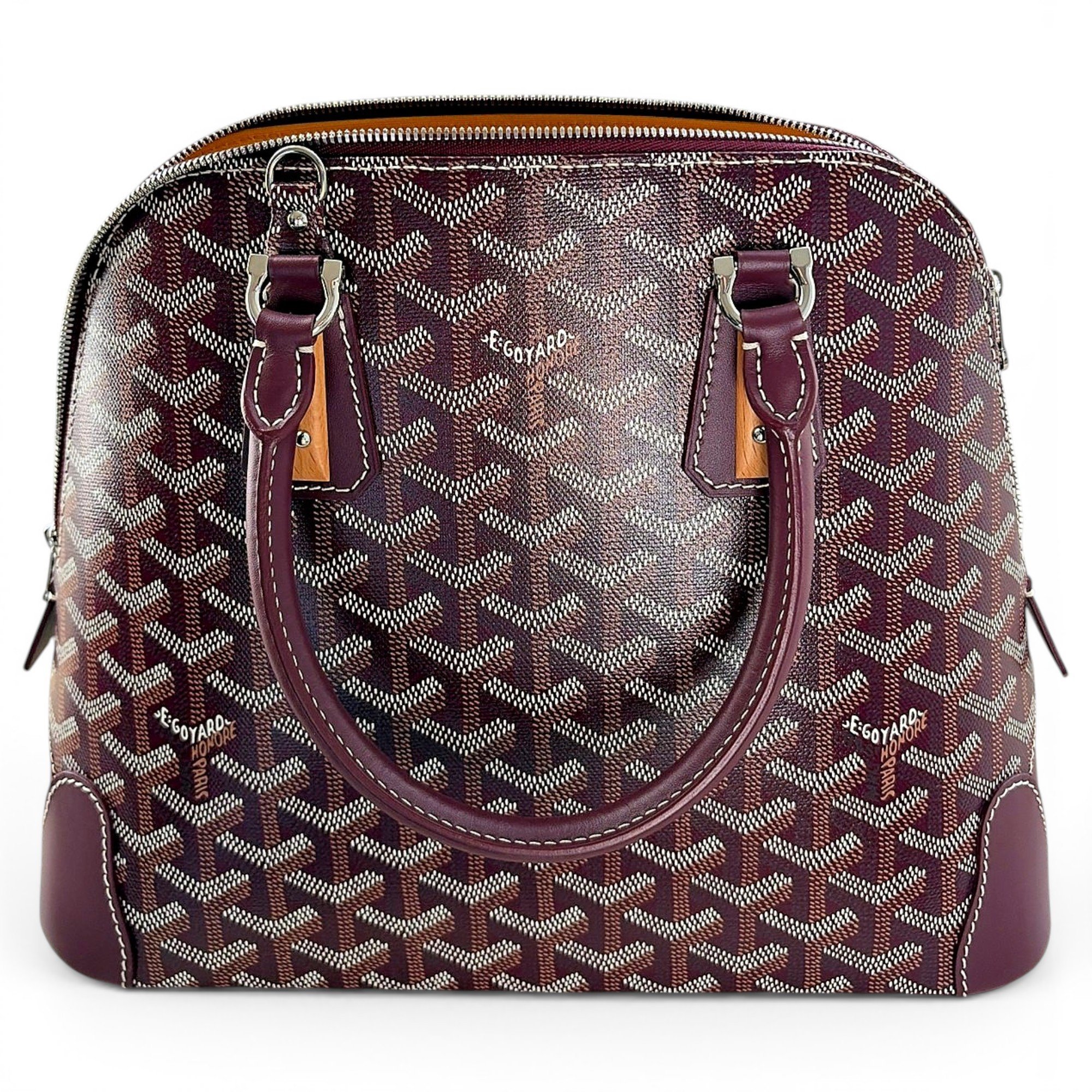 Goyard Vendôme leather handbag