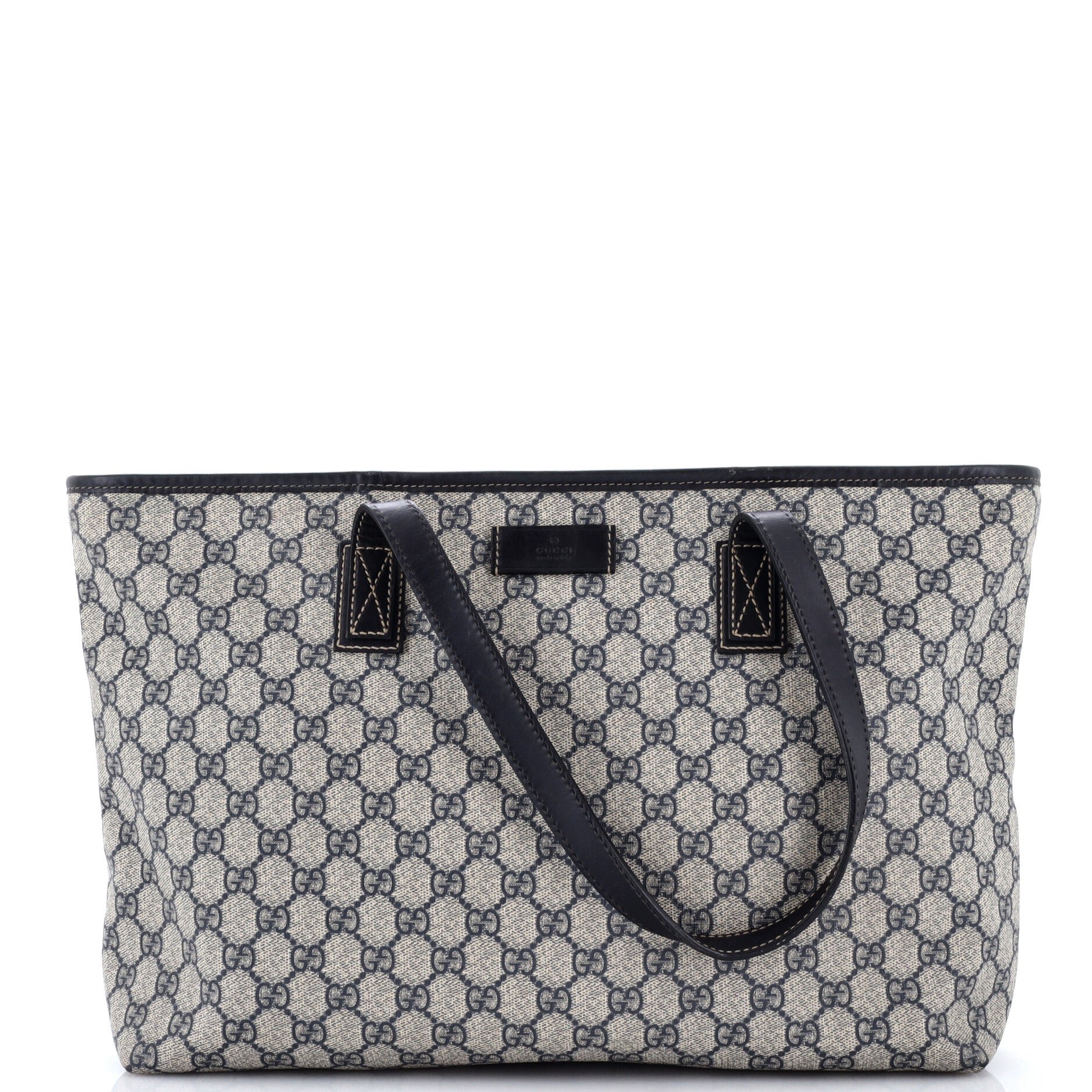 Plus Tote GG Coated Canvas with Leather Medium