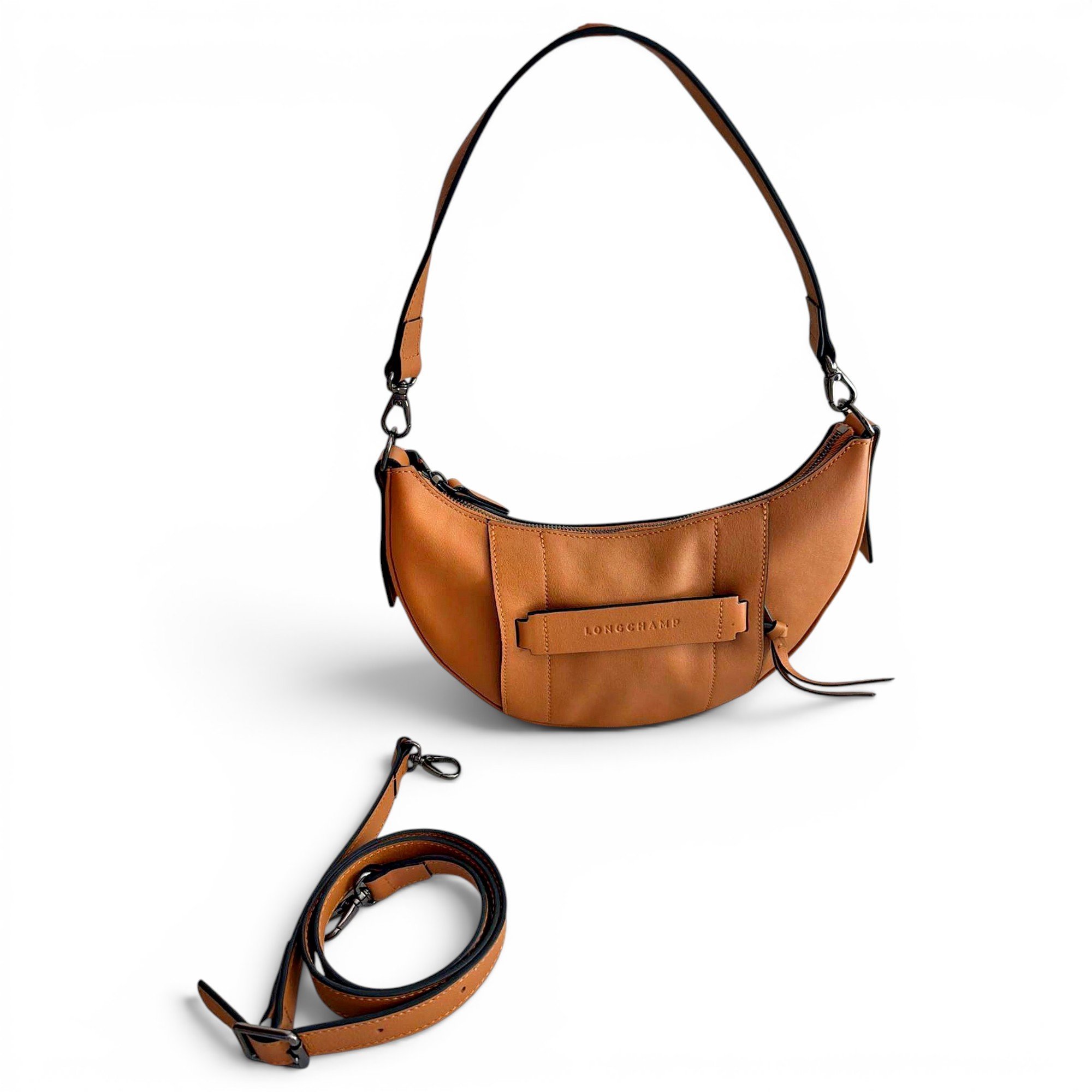 3D leather handbag