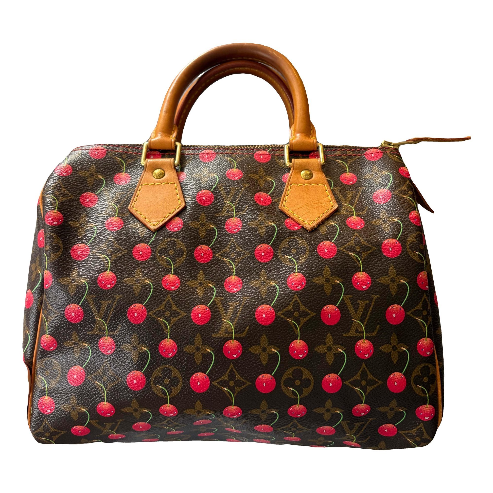 Speedy leather handbag