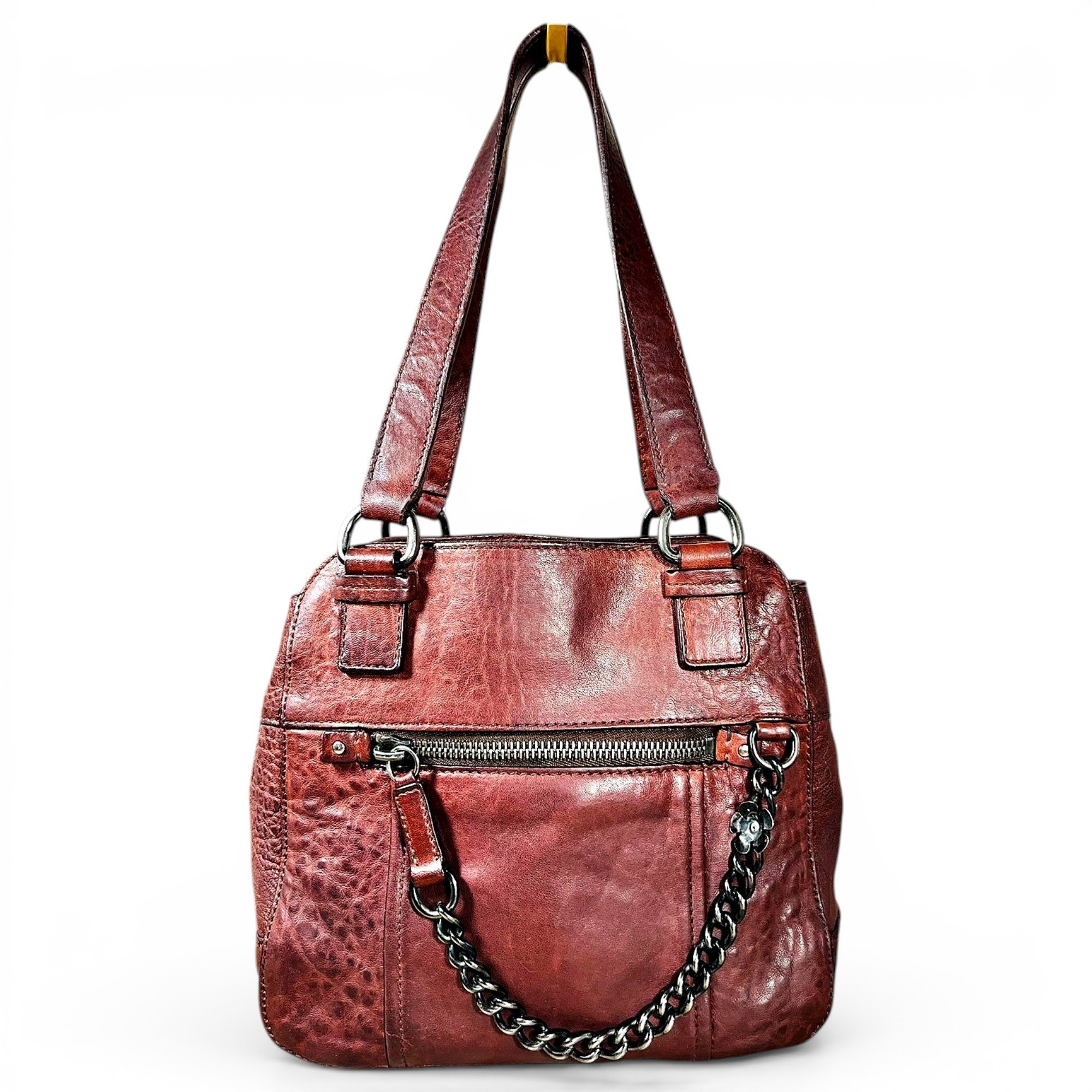 Leather handbag