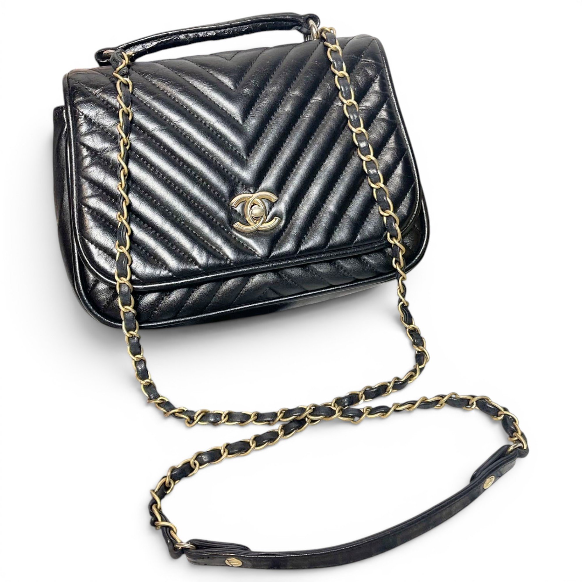 Leather handbag
