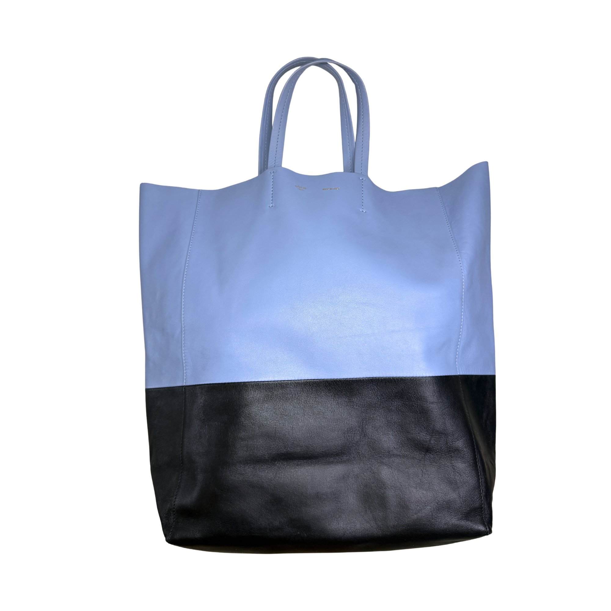 Cabas leather handbag