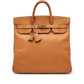 Hermes Naturelle Vache Liegee HAC Birkin 40 Gold Hardware, 2004