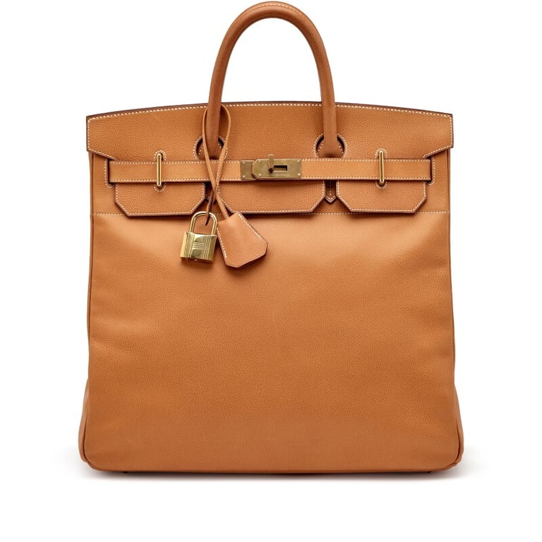 Hermes Naturelle Vache Liegee HAC Birkin 40 Gold Hardware, 2004