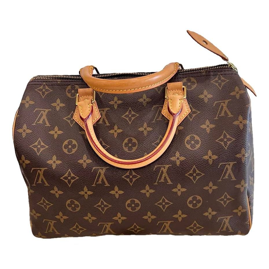 Speedy leather handbag
