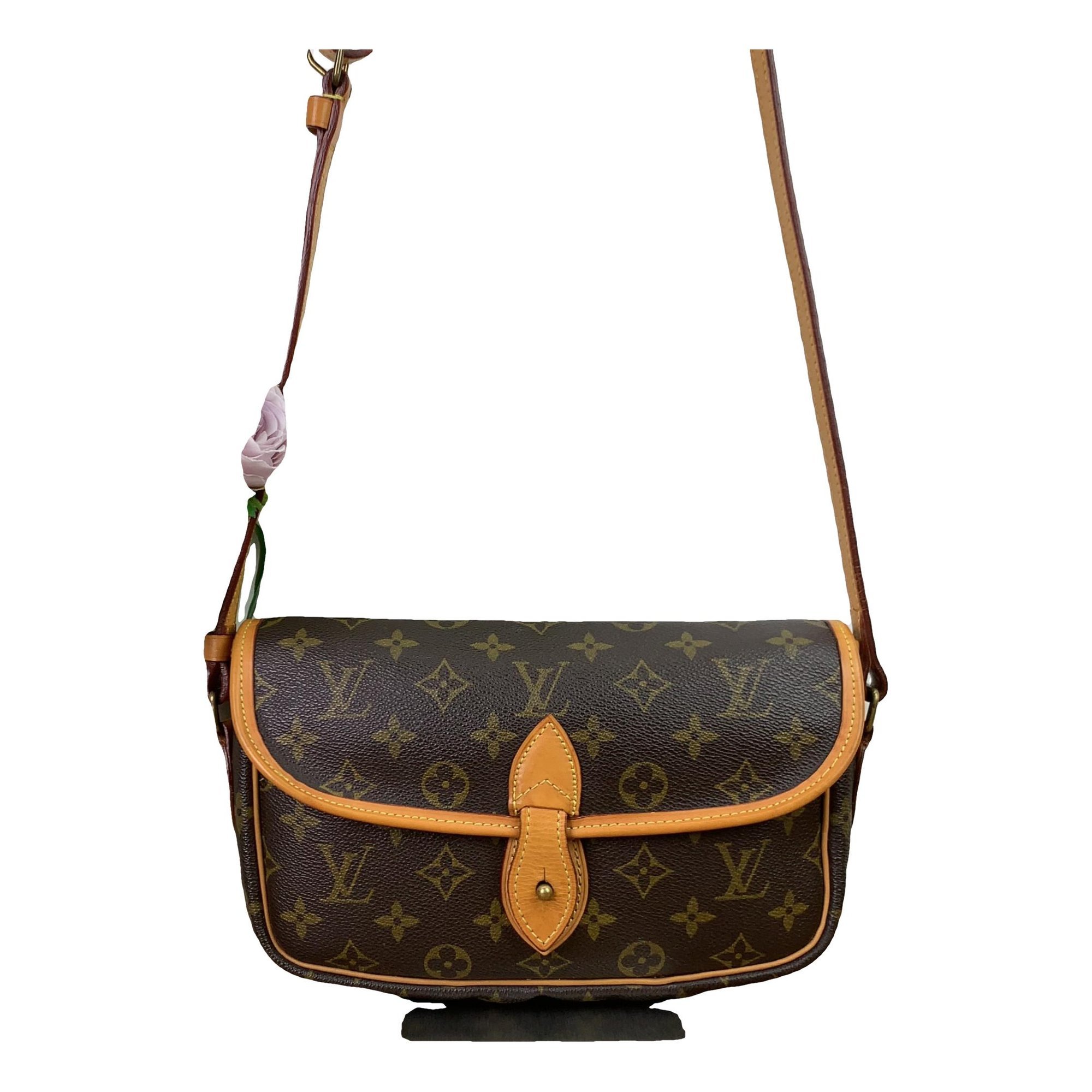 Gibeciere leather crossbody bag