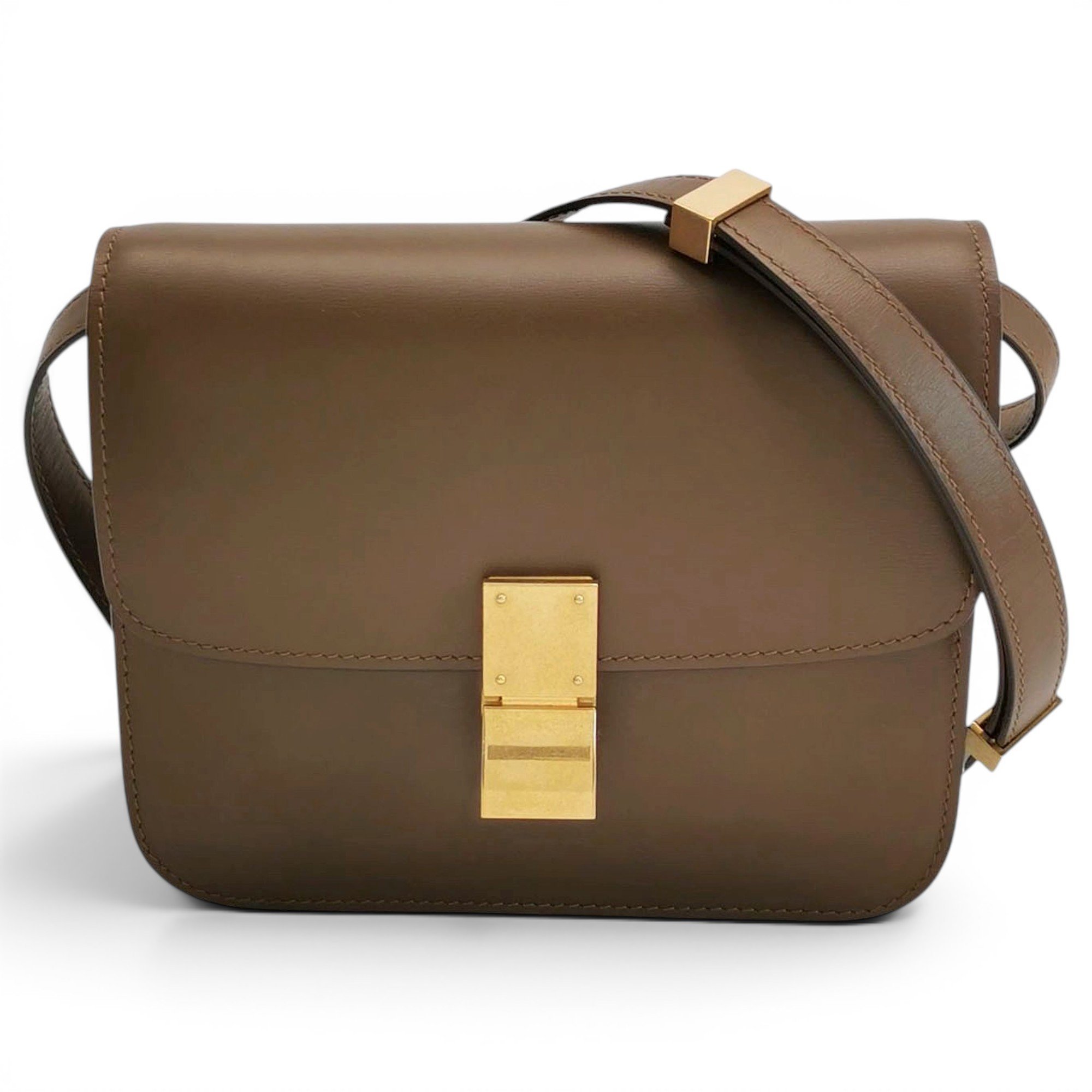 Classic leather handbag