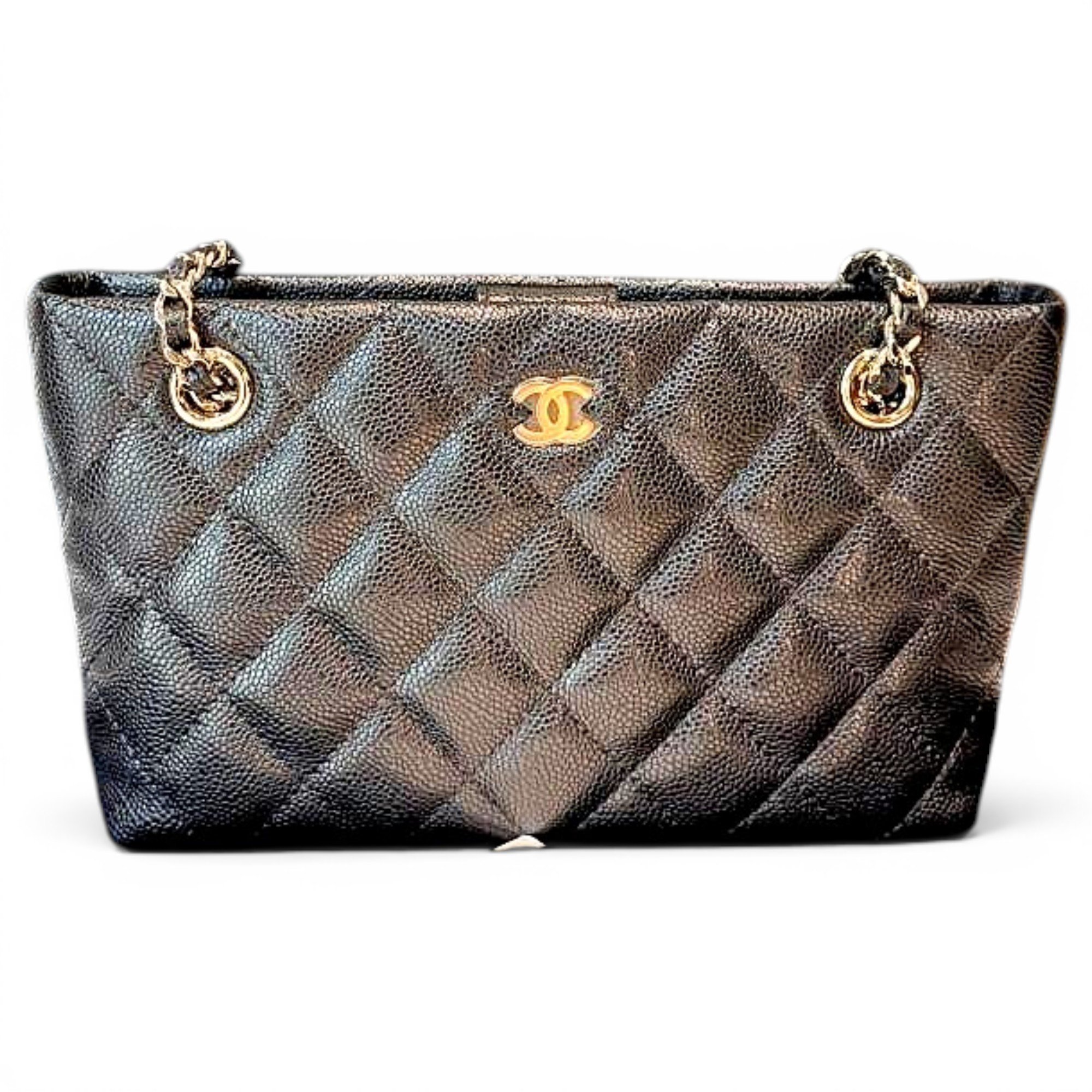 Leather tote
