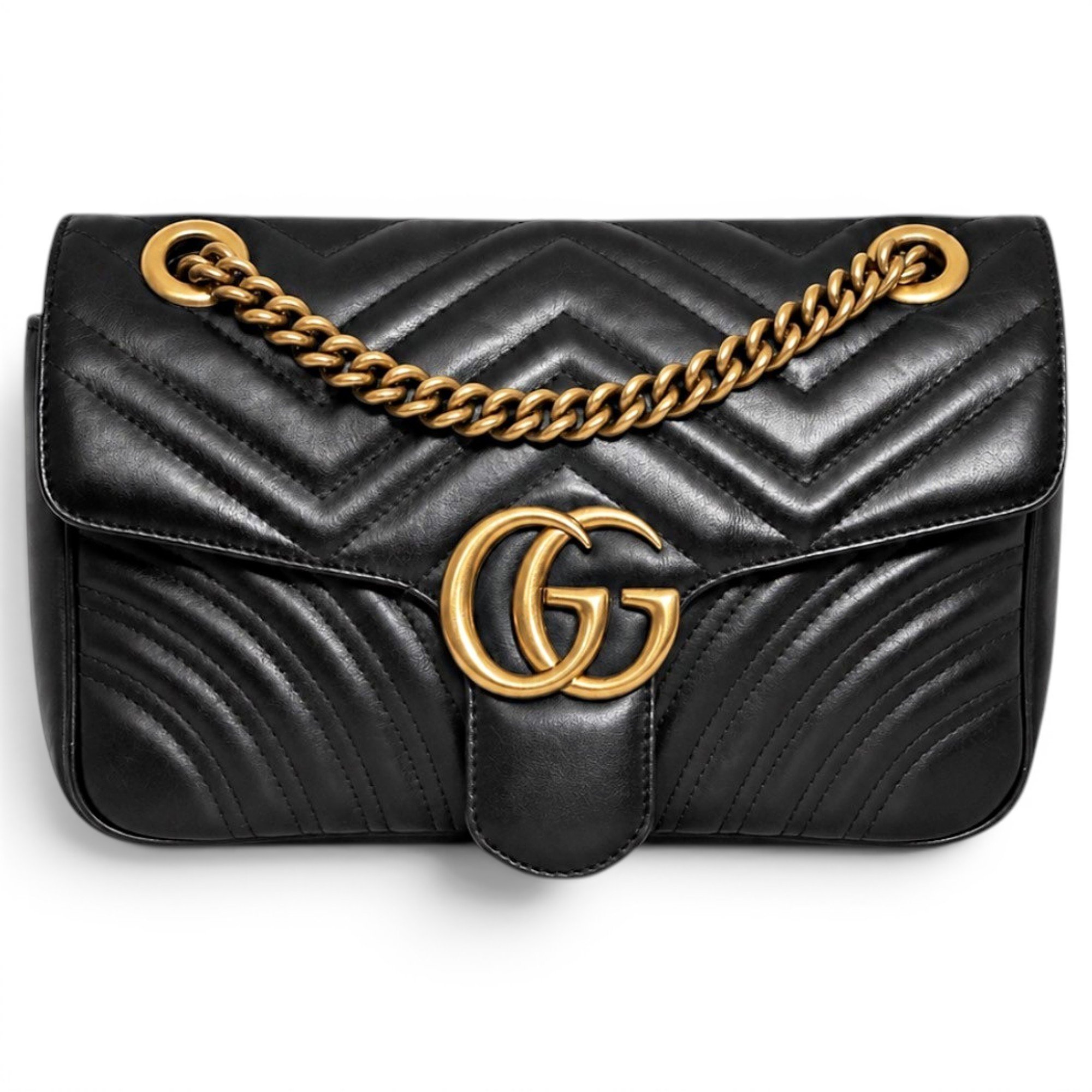 GG Marmont Chain Flap leather crossbody bag