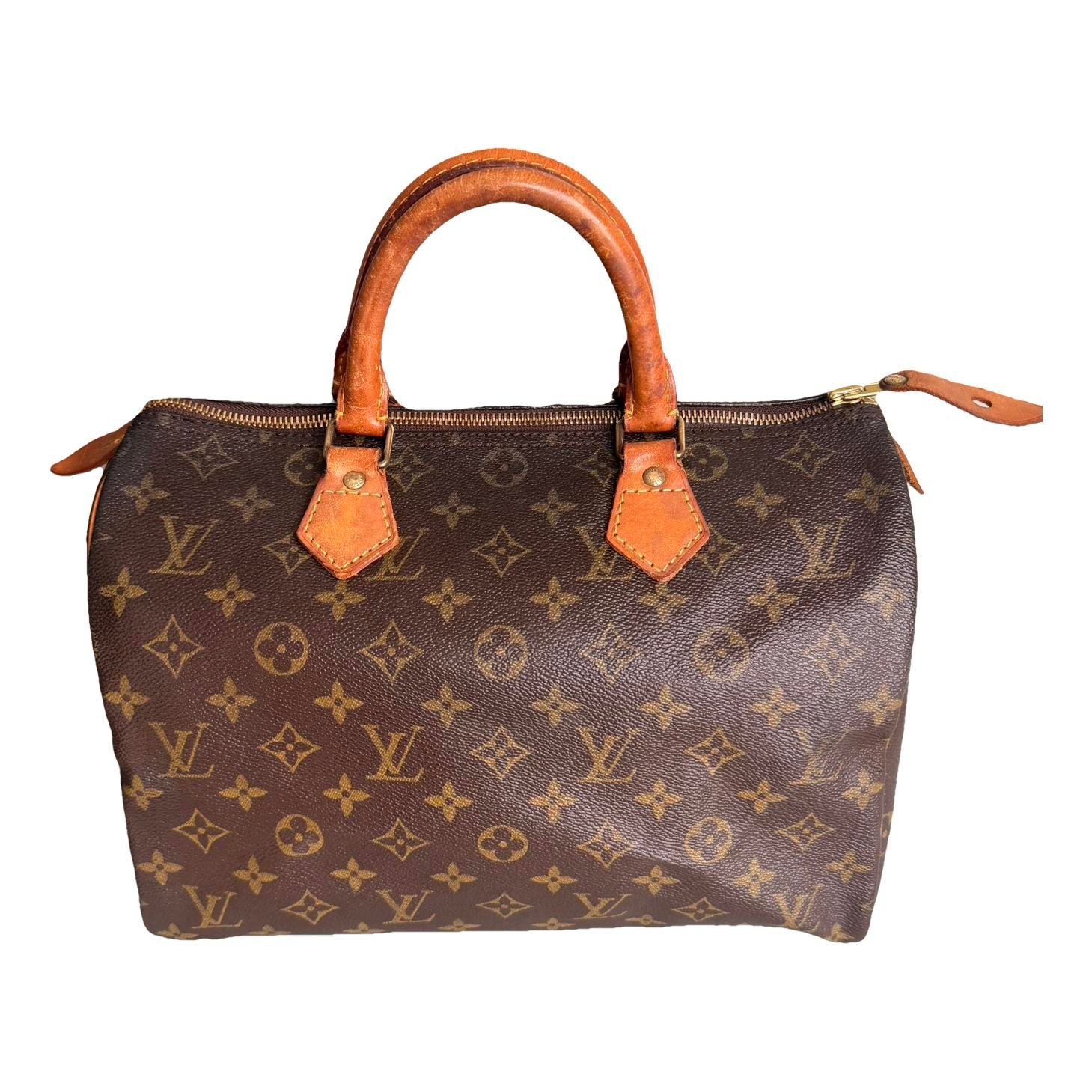 Speedy leather handbag