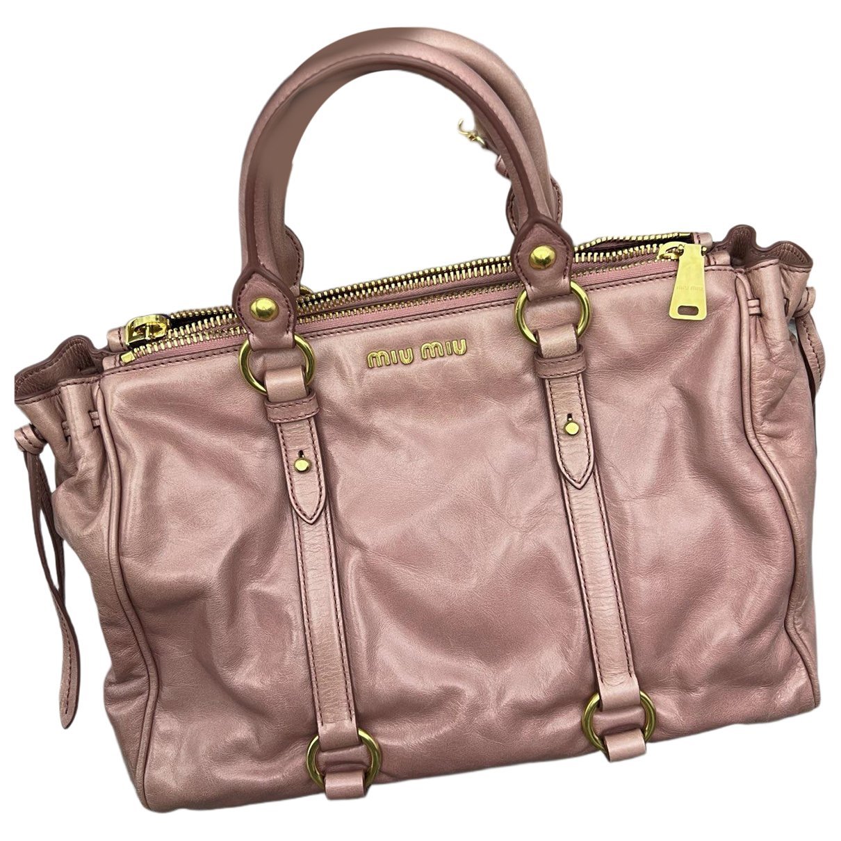 Leather handbag