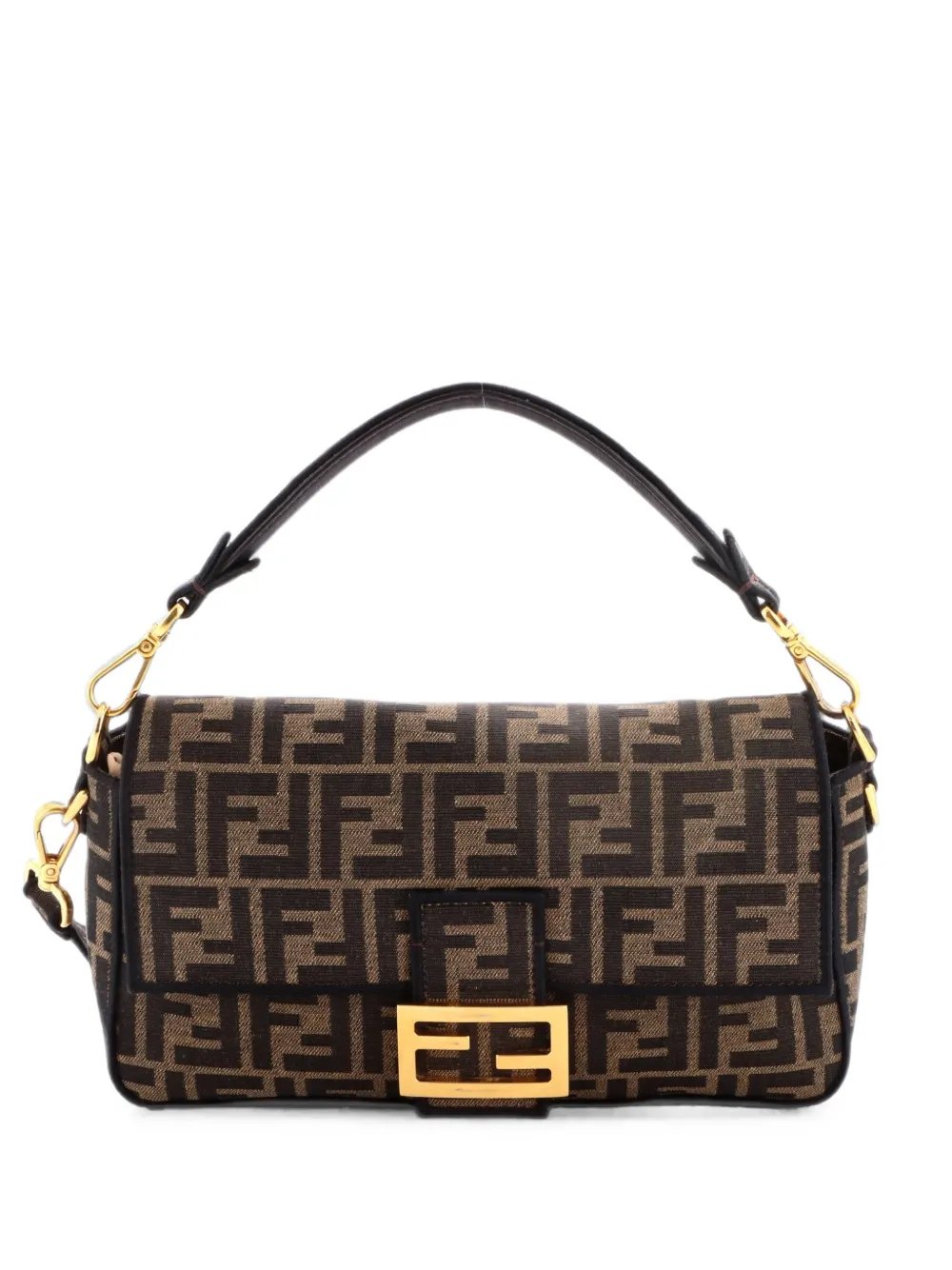 Baguette NM Bag Zucca Canvas Medium shoulder bag