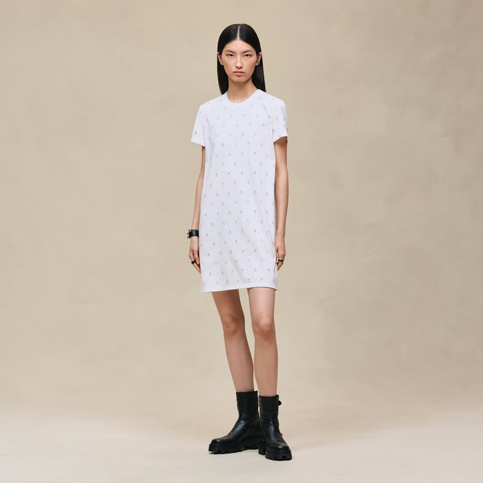 Blanc "Anneau Finesse" Straight Dress