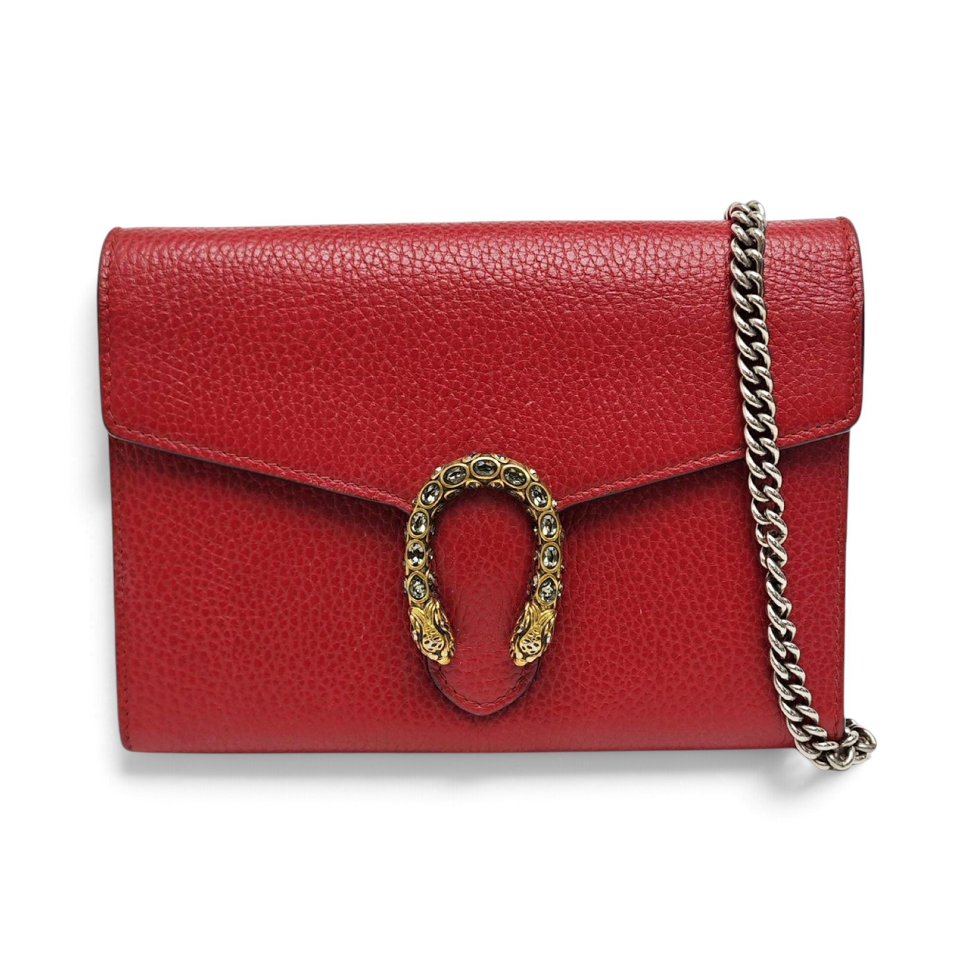 Dionysus Chain Wallet leather handbag