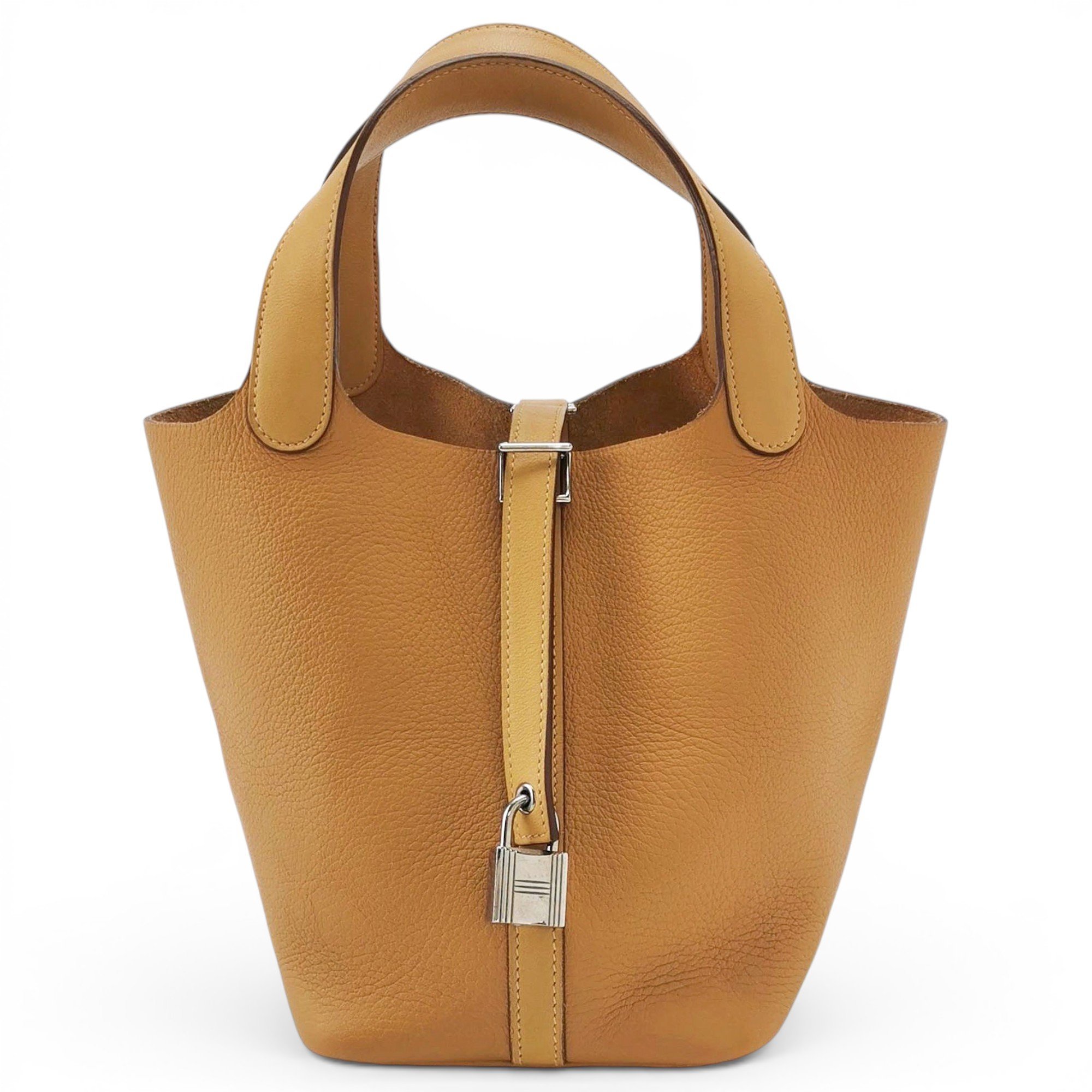 Picotin leather handbag