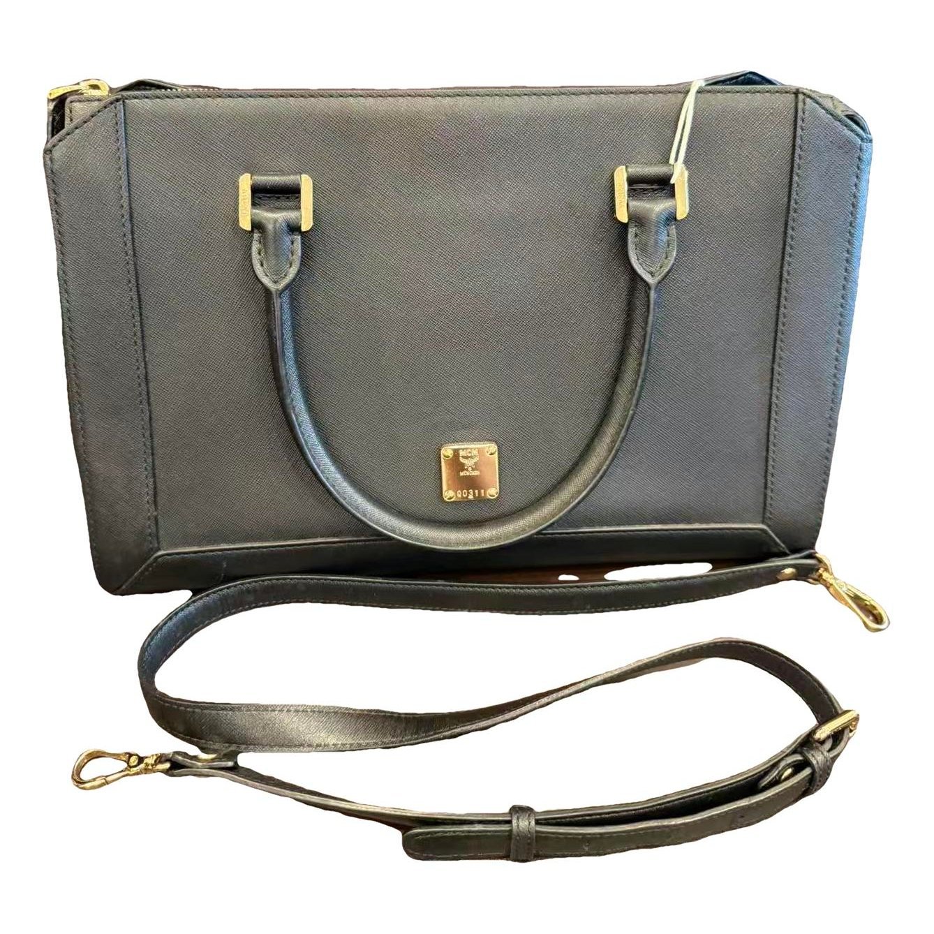 Leather tote