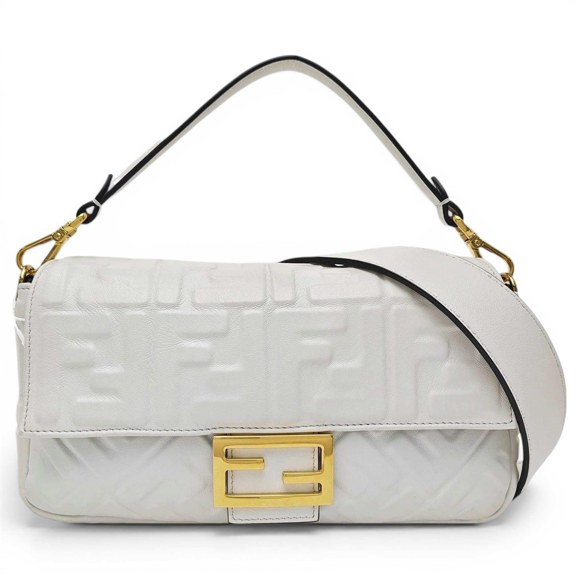 Baguette leather crossbody bag