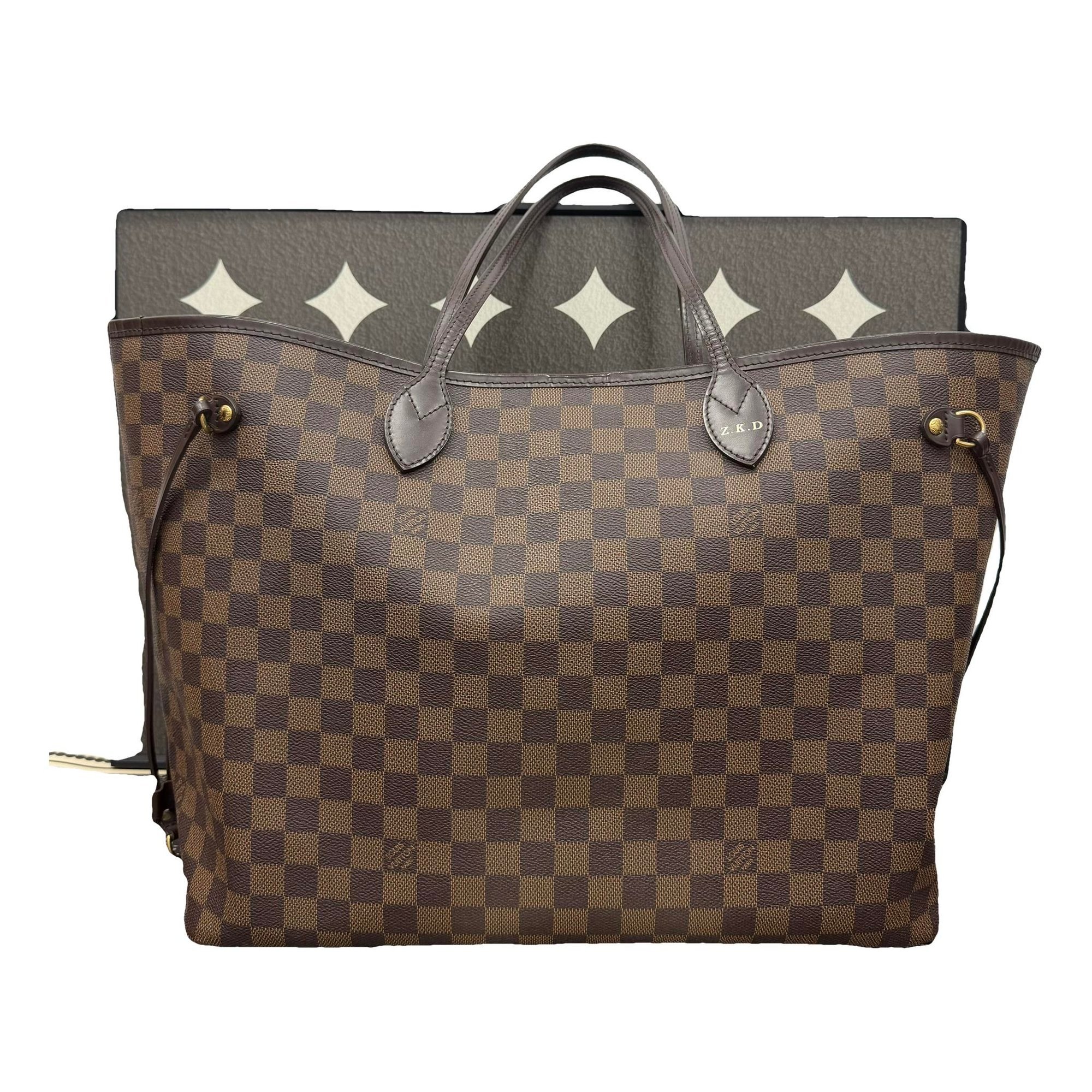 Neverfull leather handbag