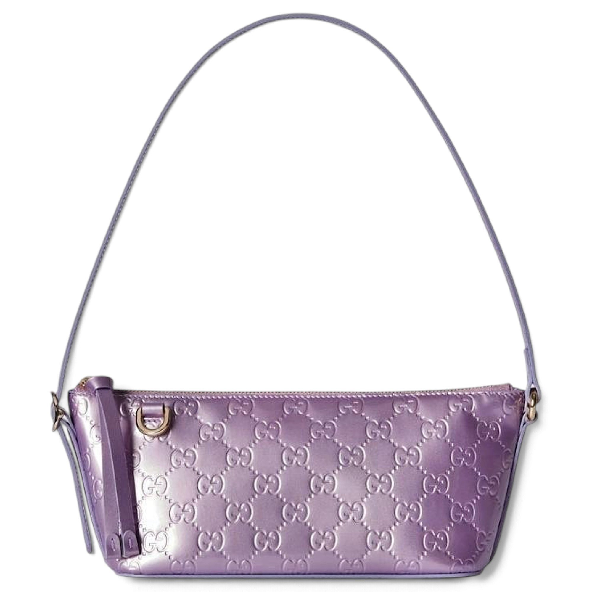 Patent leather handbag