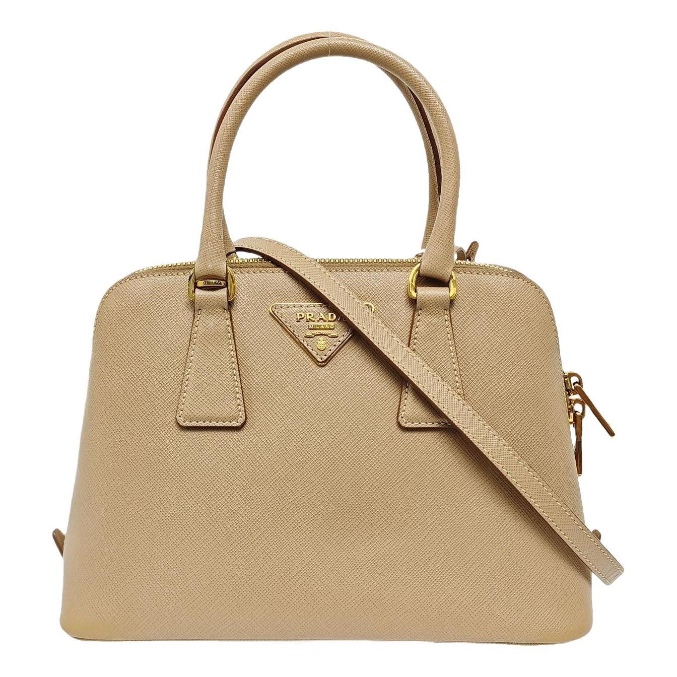 Promenade leather handbag