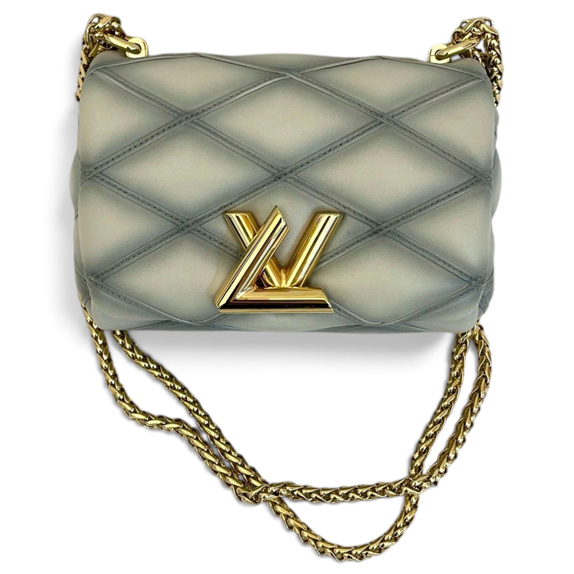 Twist leather handbag
