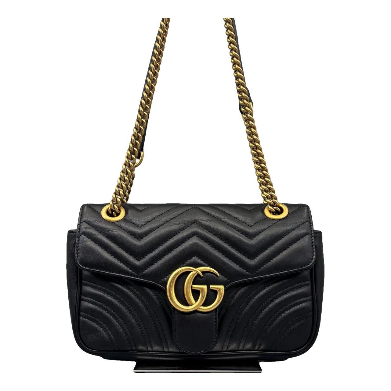 GG Marmont Flap leather handbag