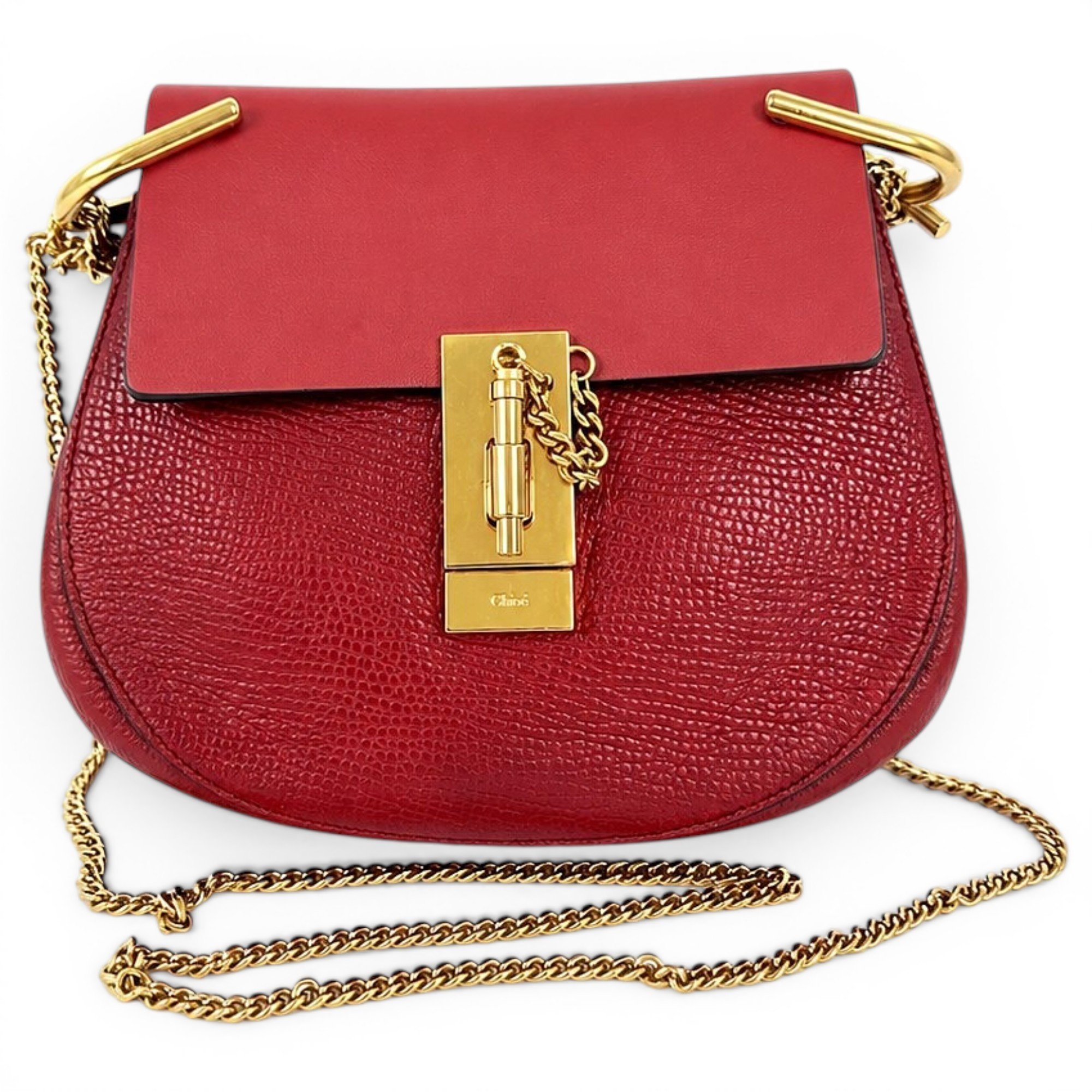 Drew leather crossbody bag