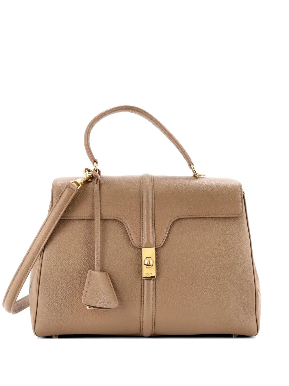 16 Top Handle Bag Grained Calfskin Medium shoulder bag