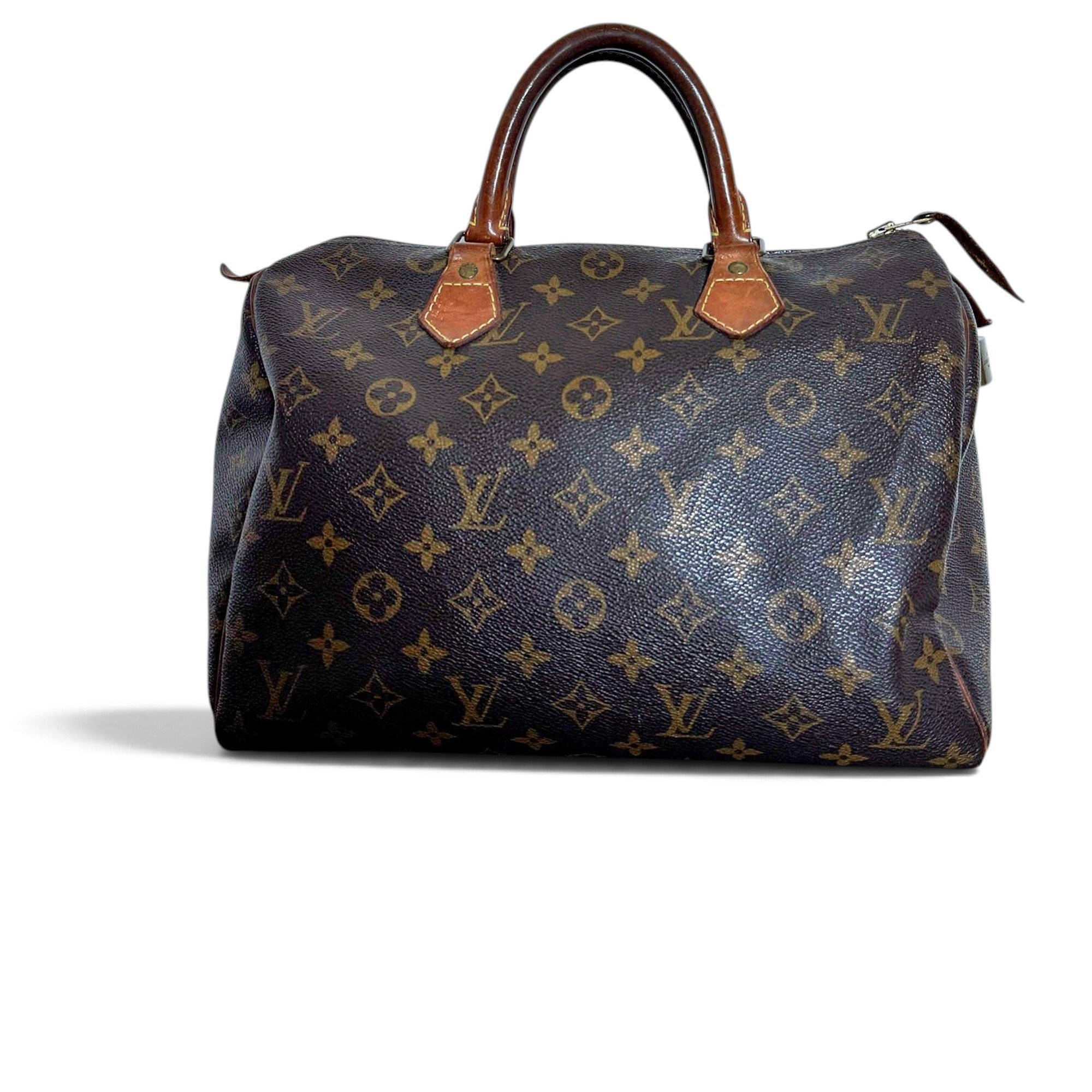 Speedy leather handbag