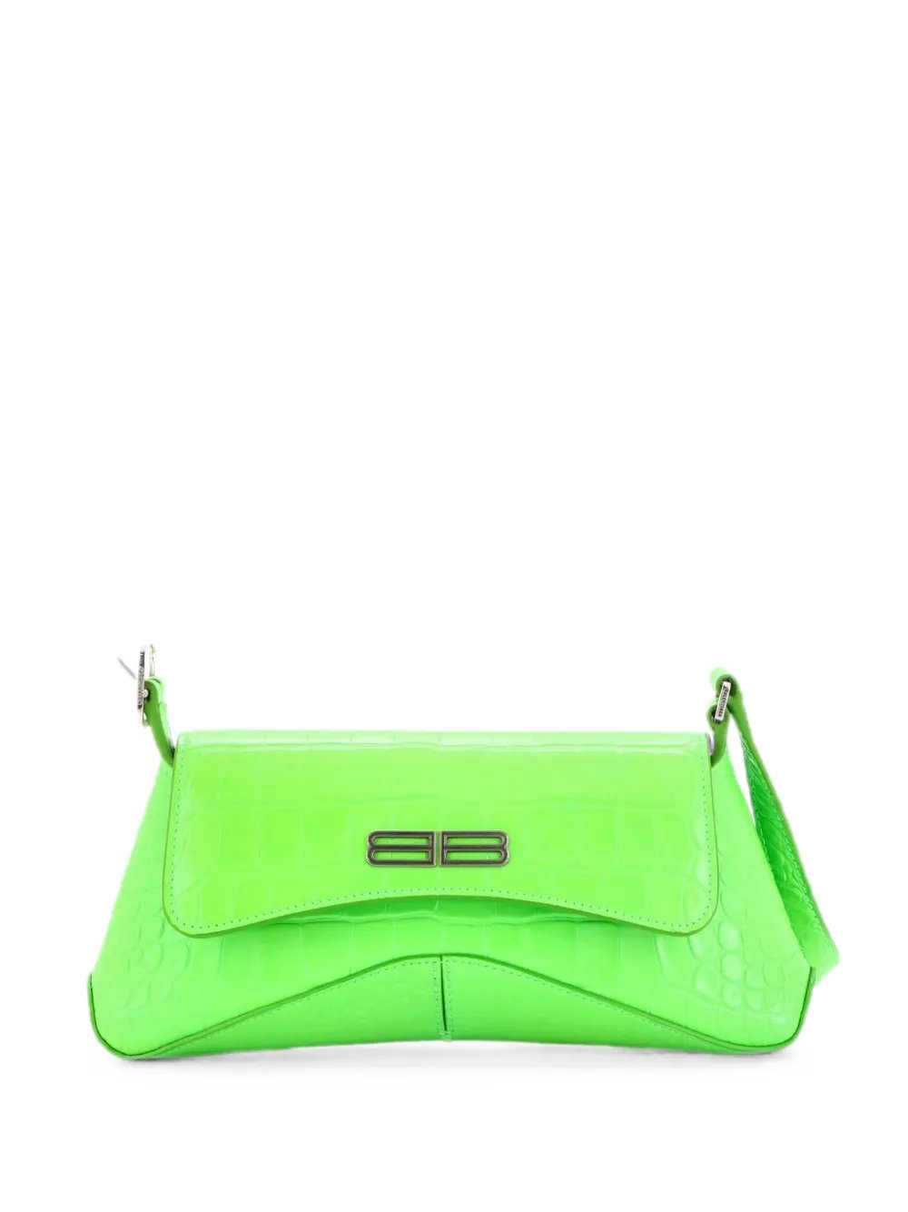 XX Flap Street Crocodile Embossed Leather Medium shoulder bag