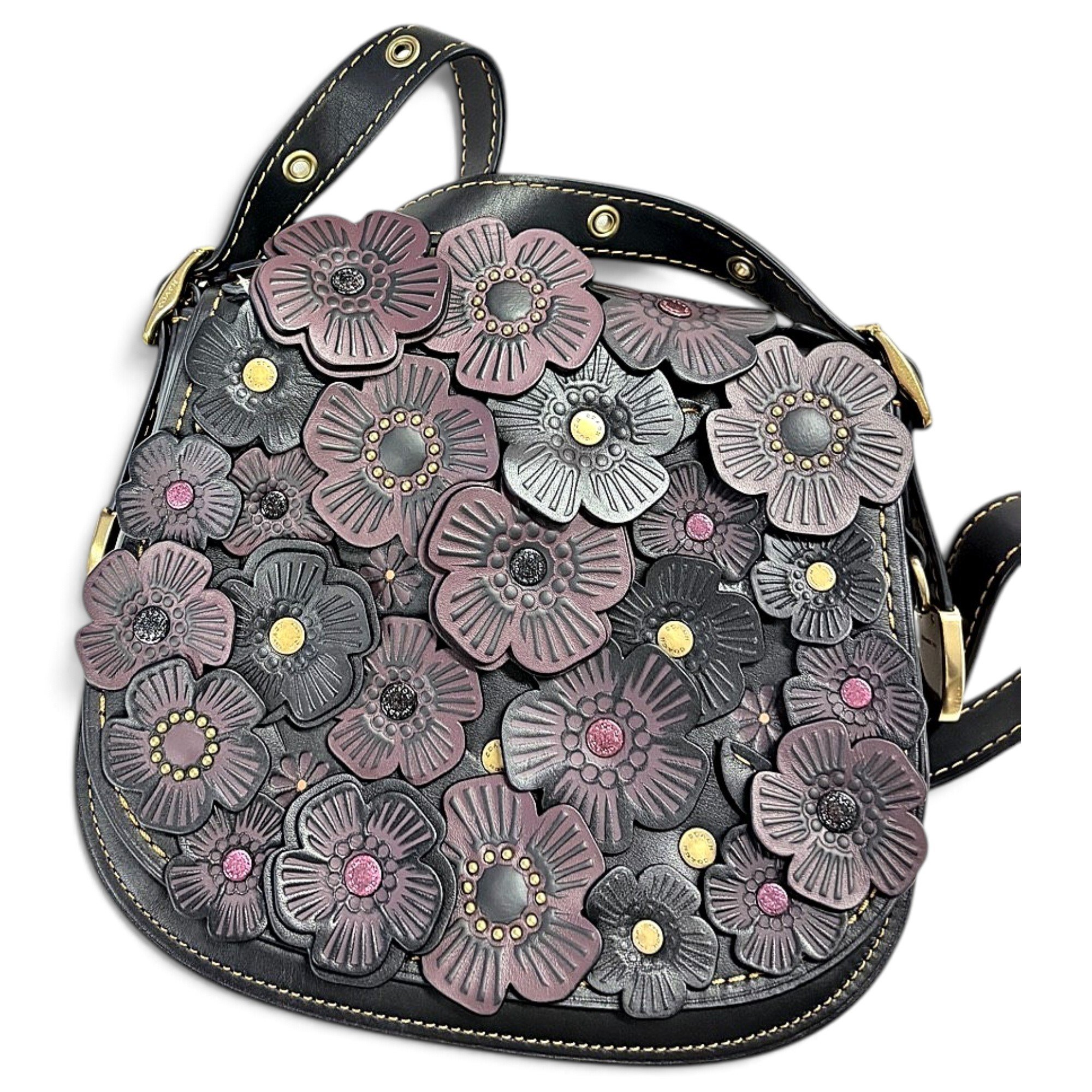 Leather crossbody bag