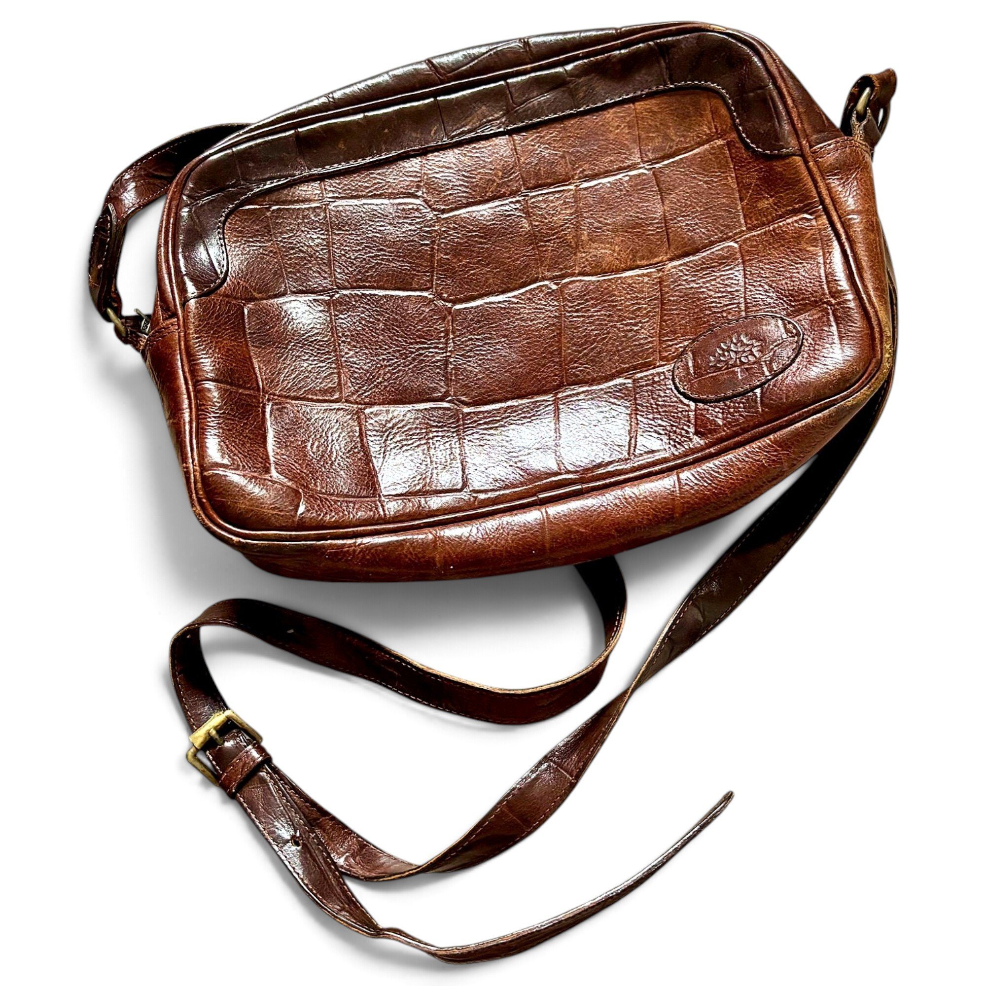 Leather crossbody bag