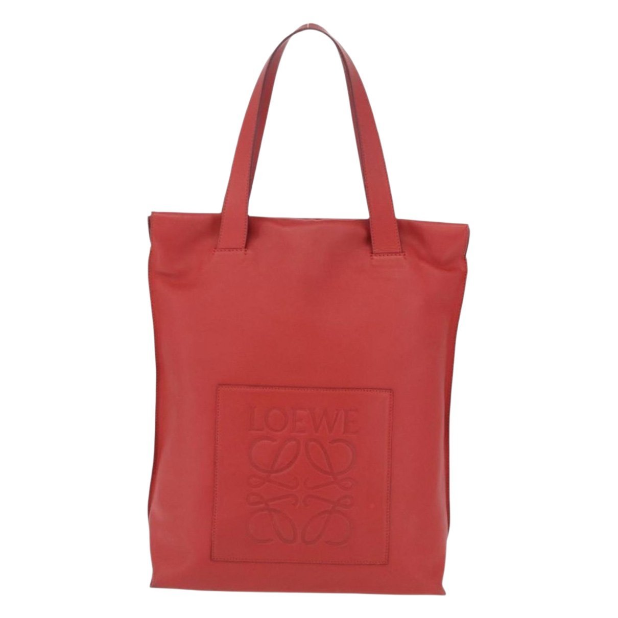 Leather tote